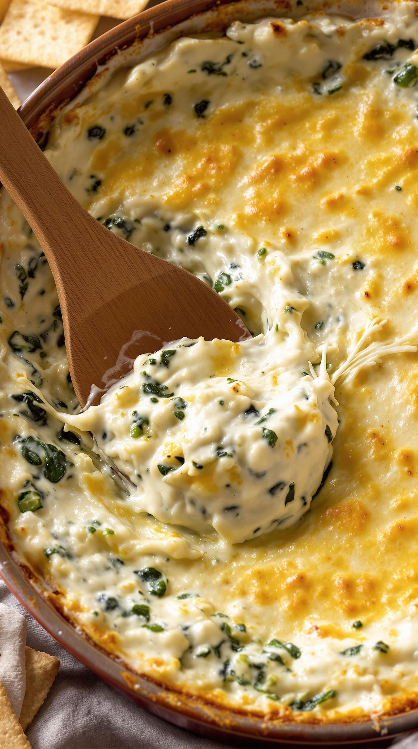 creamy spinach artichoke dip
