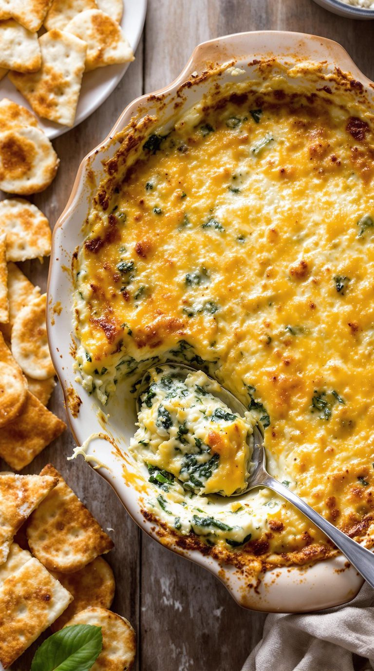 creamy spinach artichoke dip