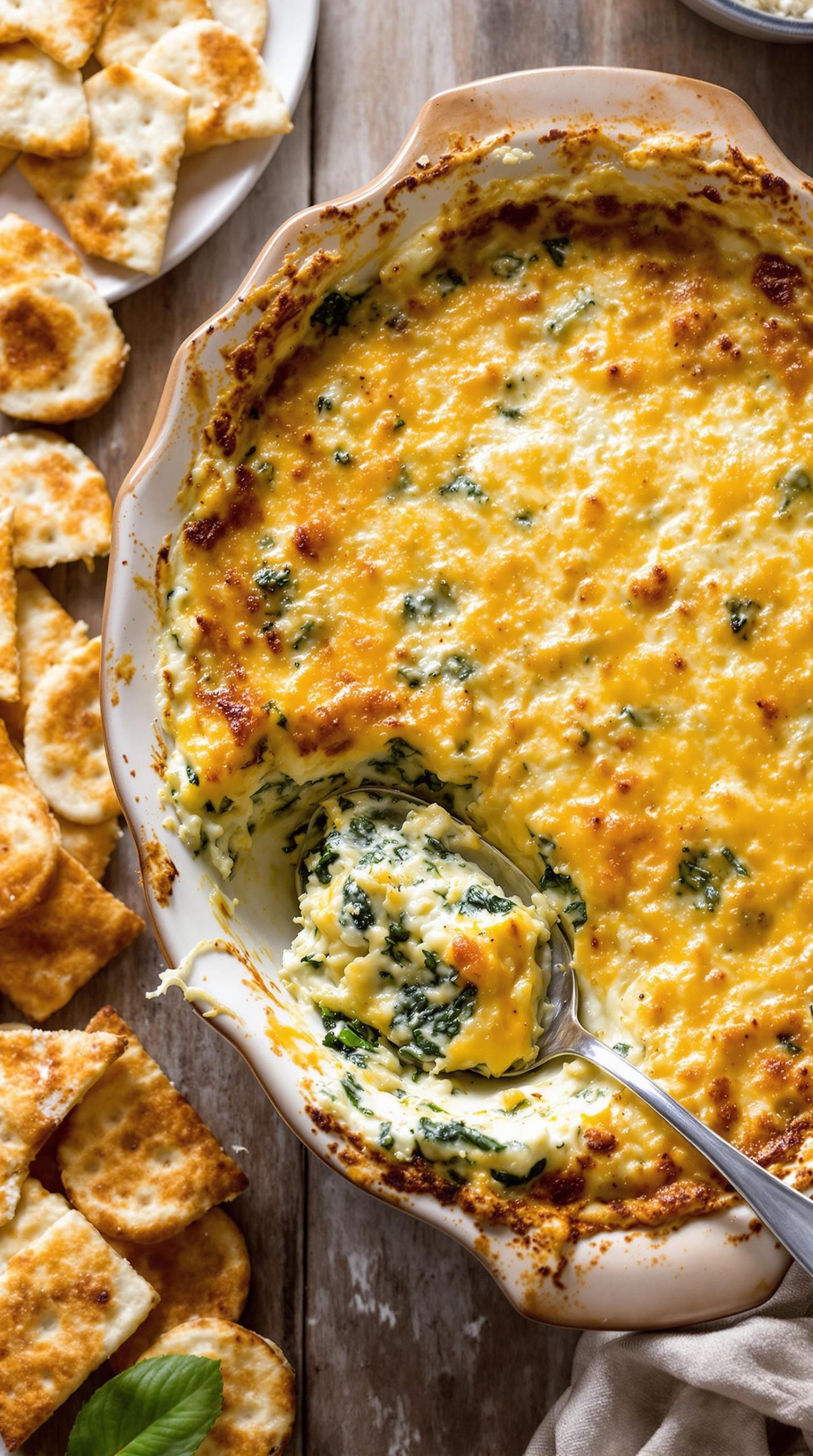 creamy spinach artichoke dip