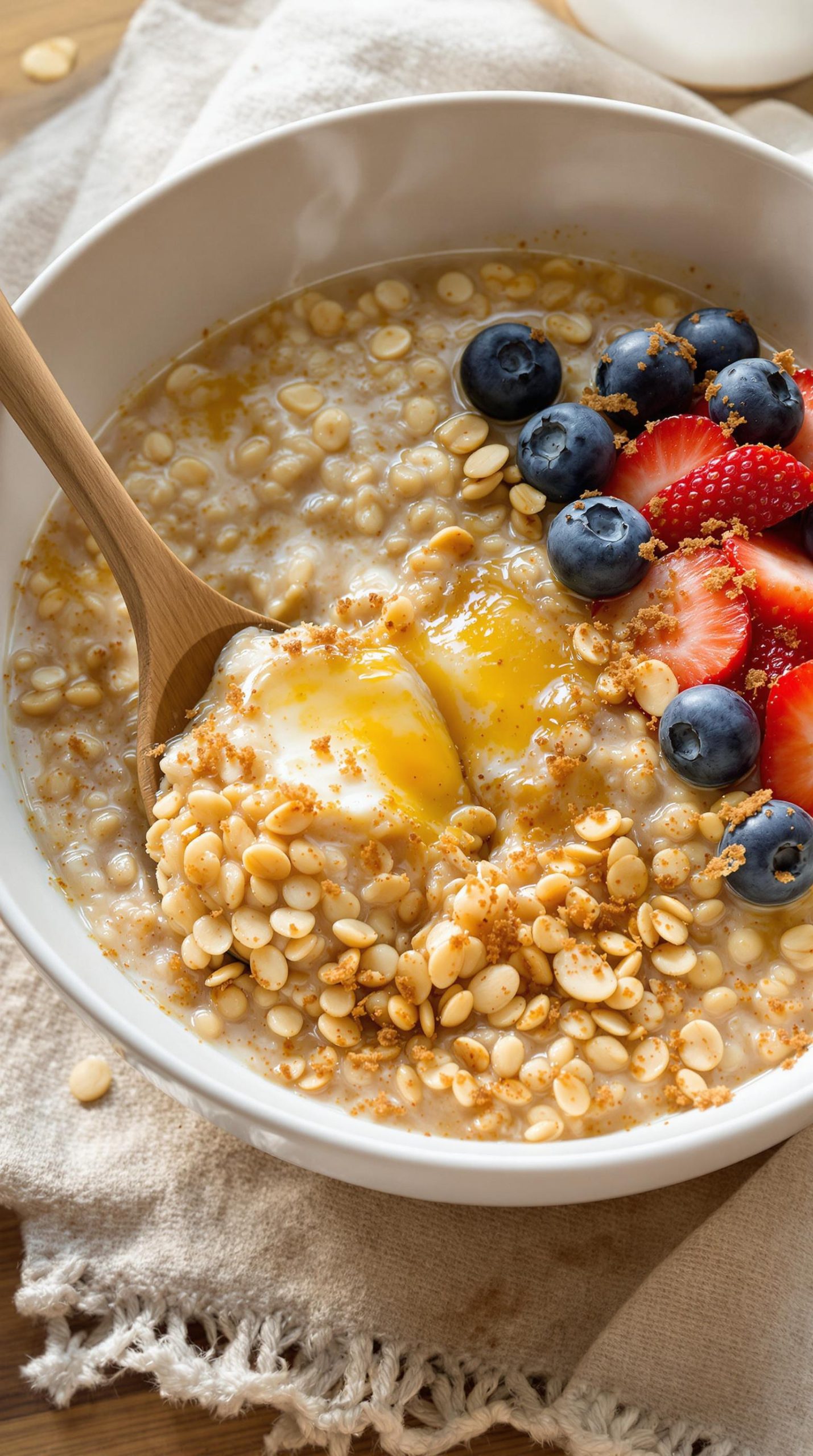 creamy toasted steel cut oats