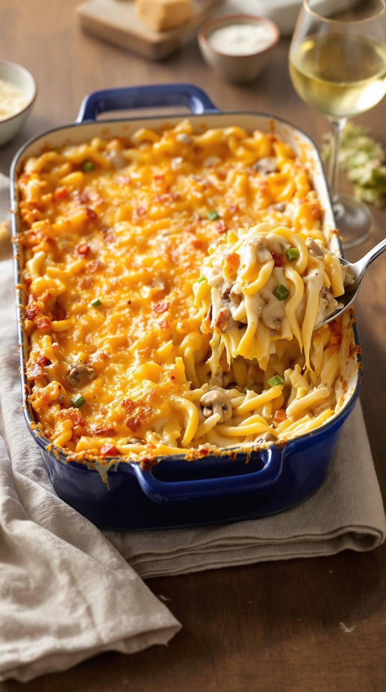 creamy turkey tetrazzini recipe