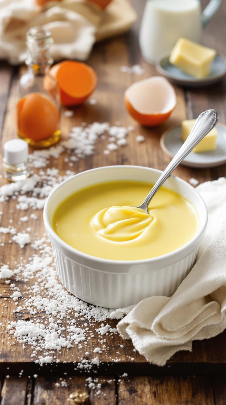 creamy vanilla custard recipe