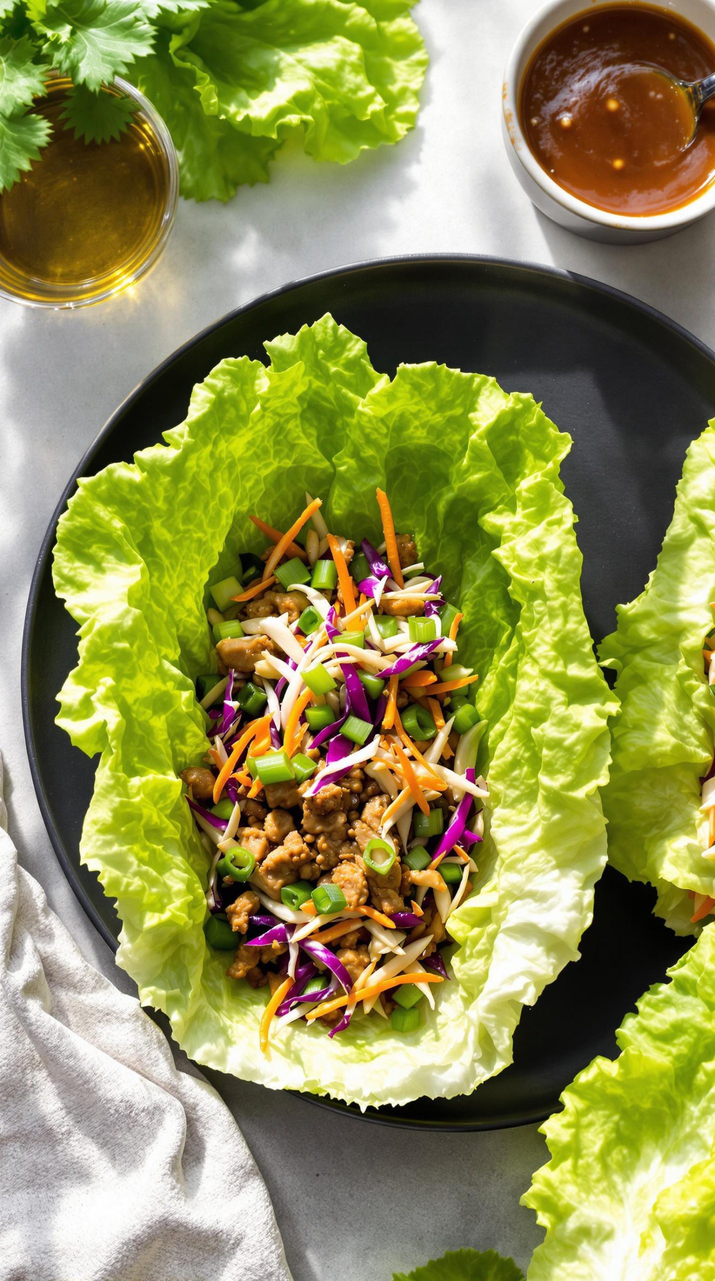 crispy asian lettuce wraps