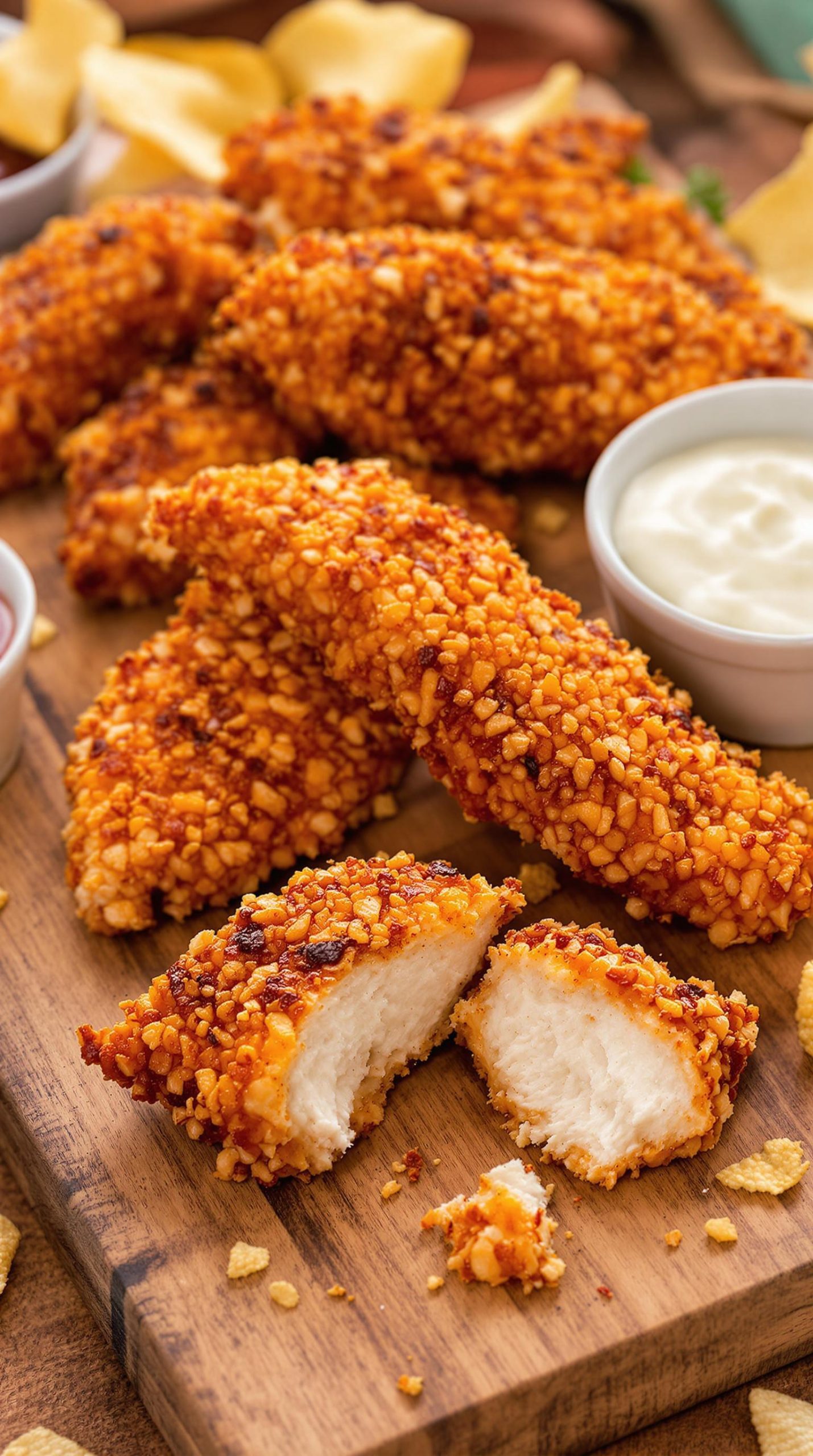 crispy barbecue chicken tenders