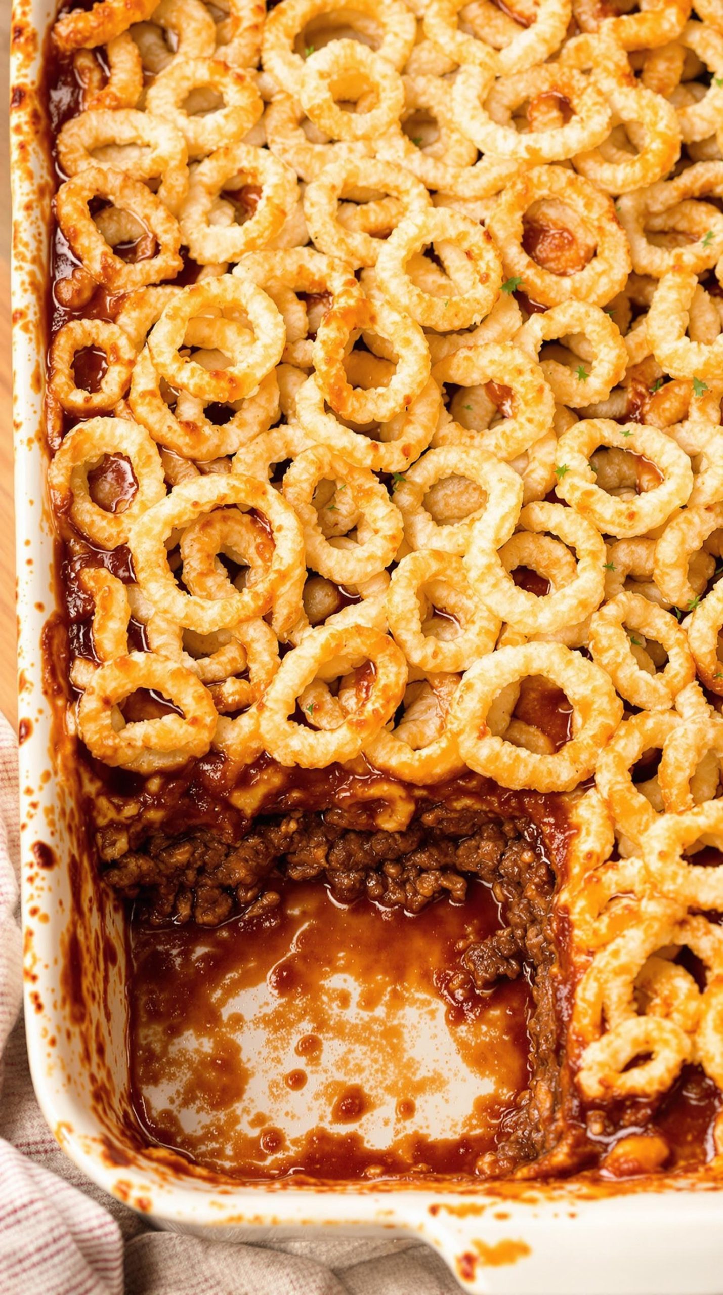 crispy bbq onion ring burgers