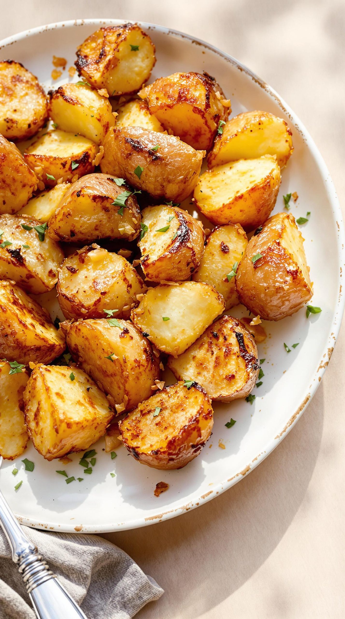 crispy caramelized breakfast potatoes