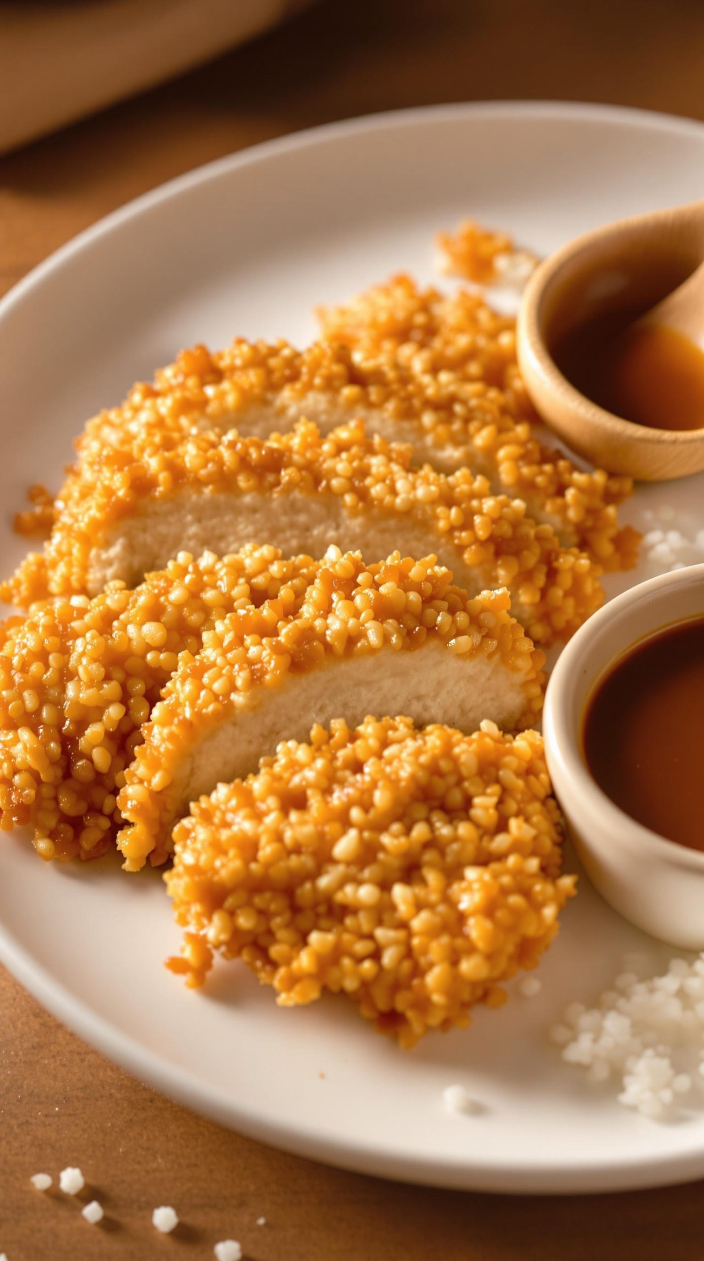 crispy chicken katsu preparation