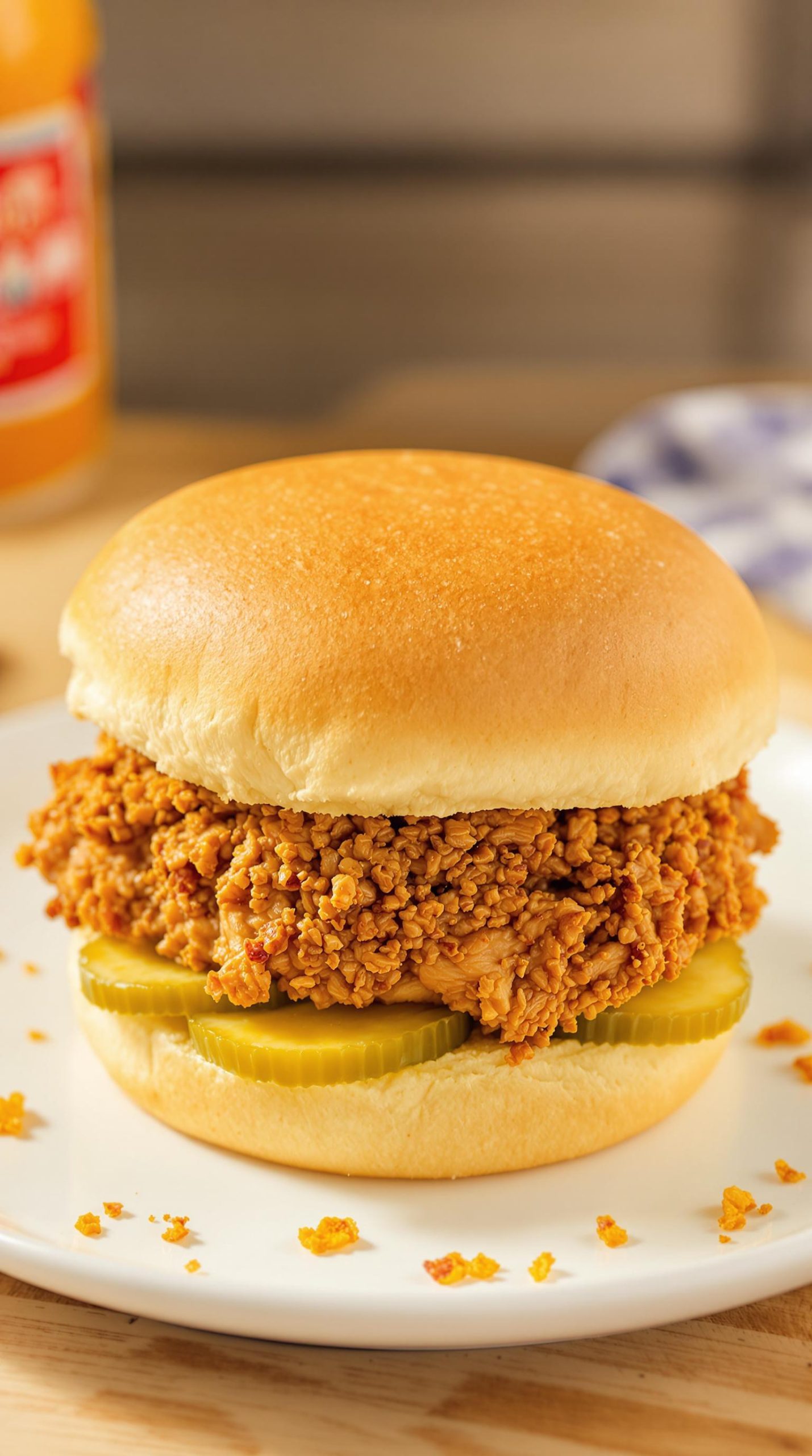 crispy chicken sandwich delight
