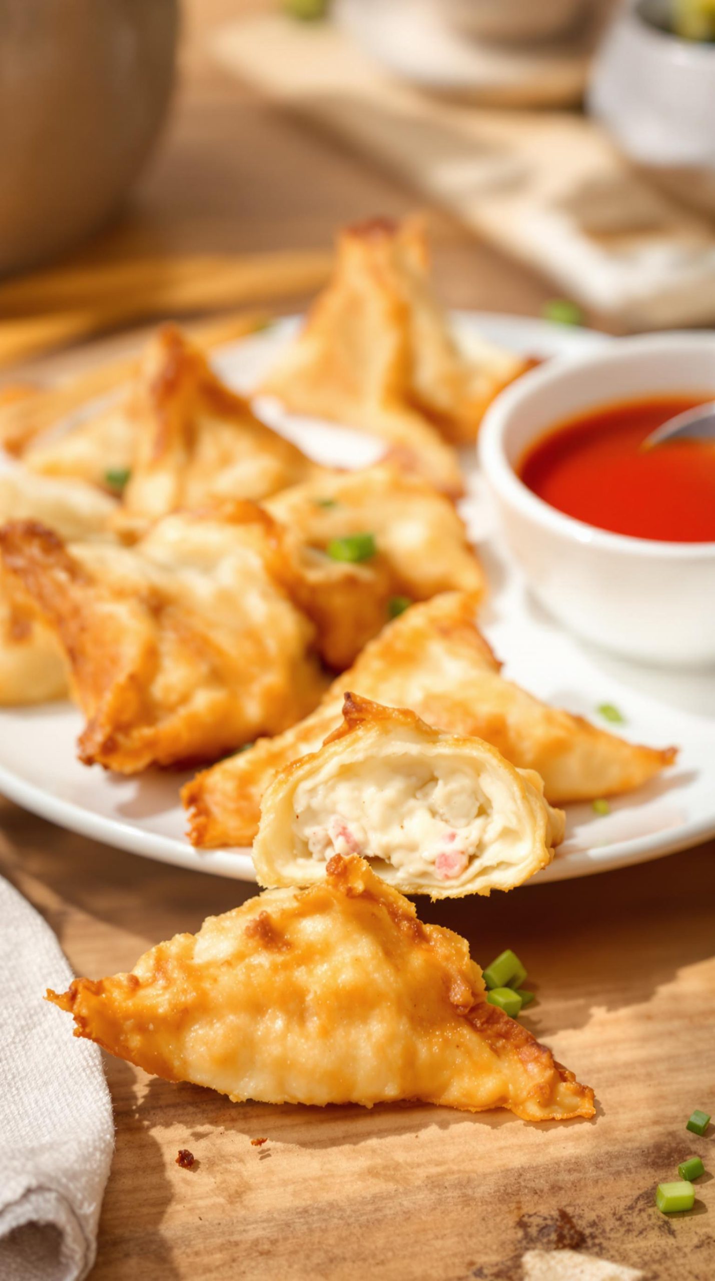 crispy crab rangoon recipe