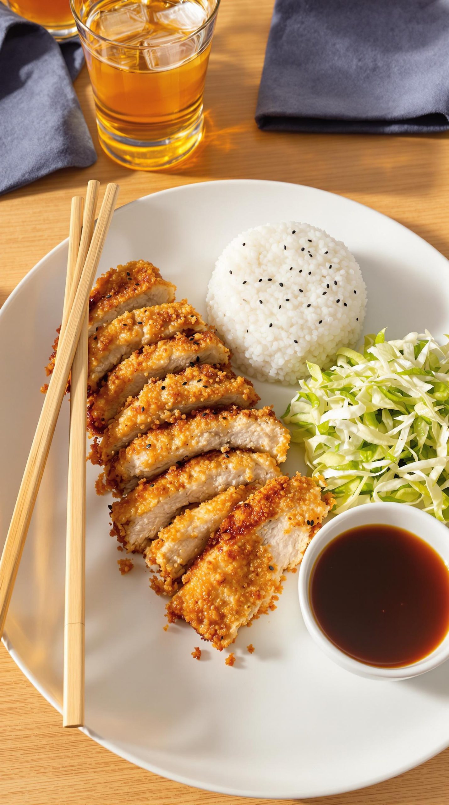 crispy japanese chicken katsu