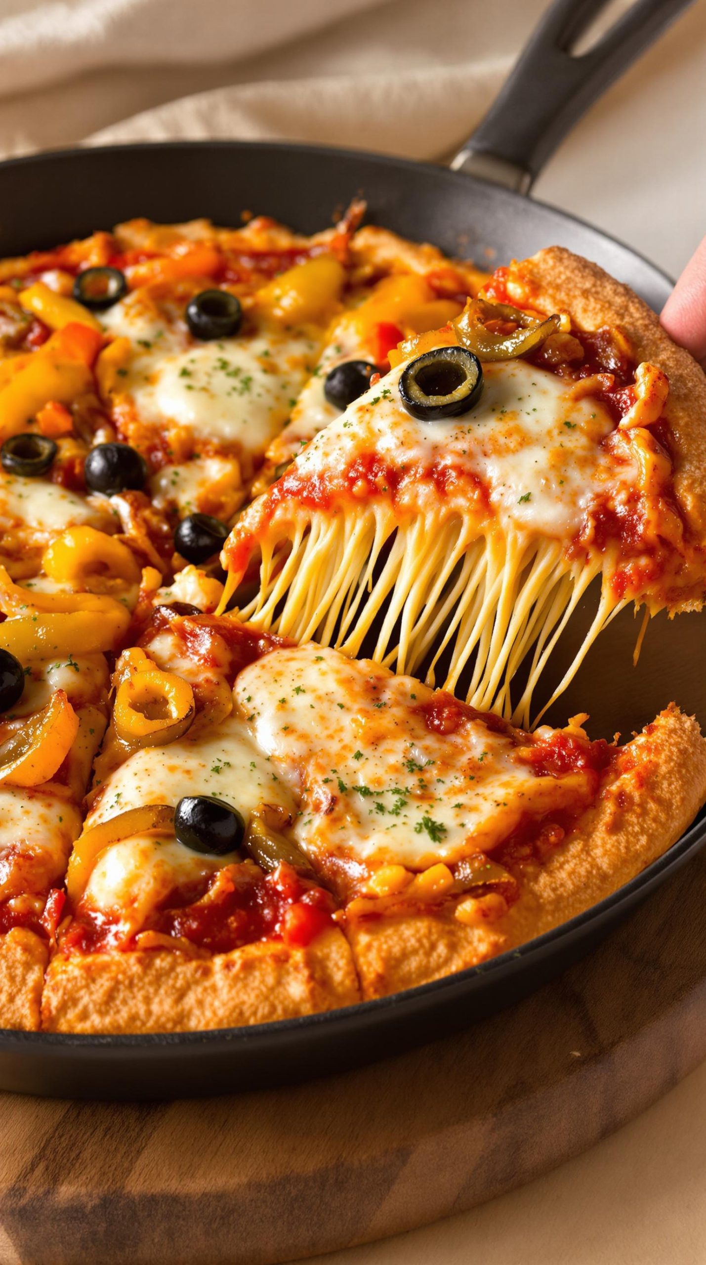 crispy pasta pizza recipe