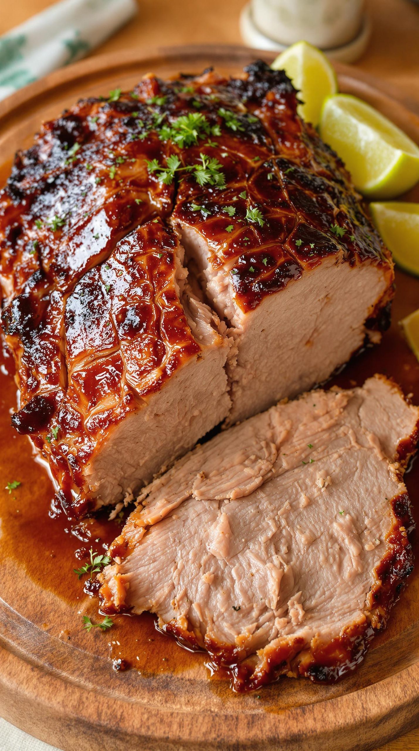crispy puerto rican pernil preparation