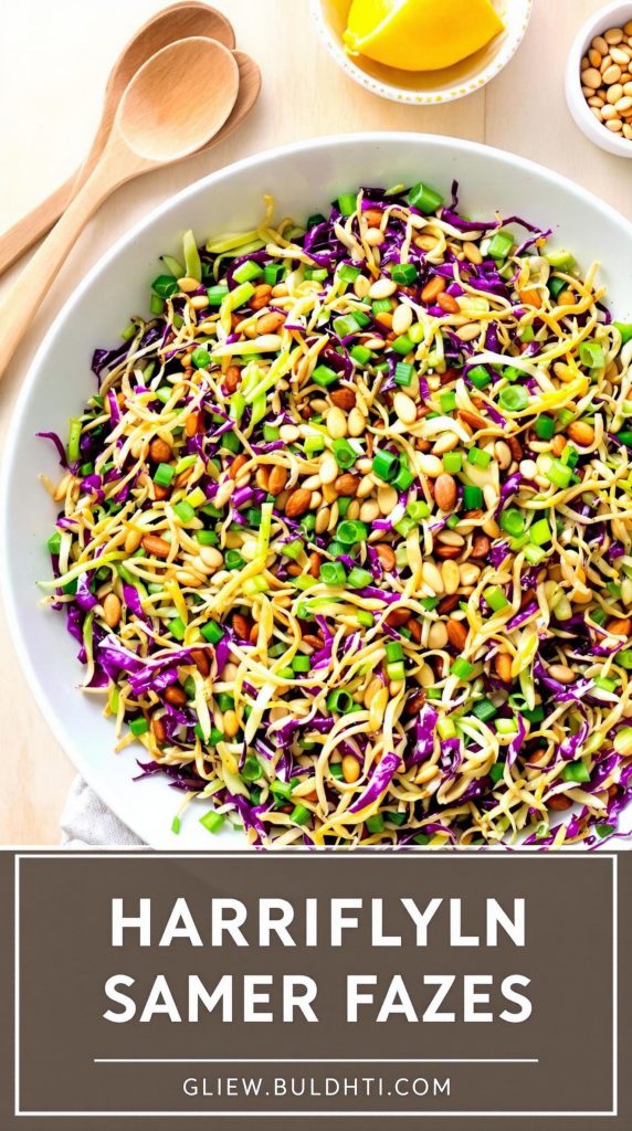 crispy ramen cabbage salad