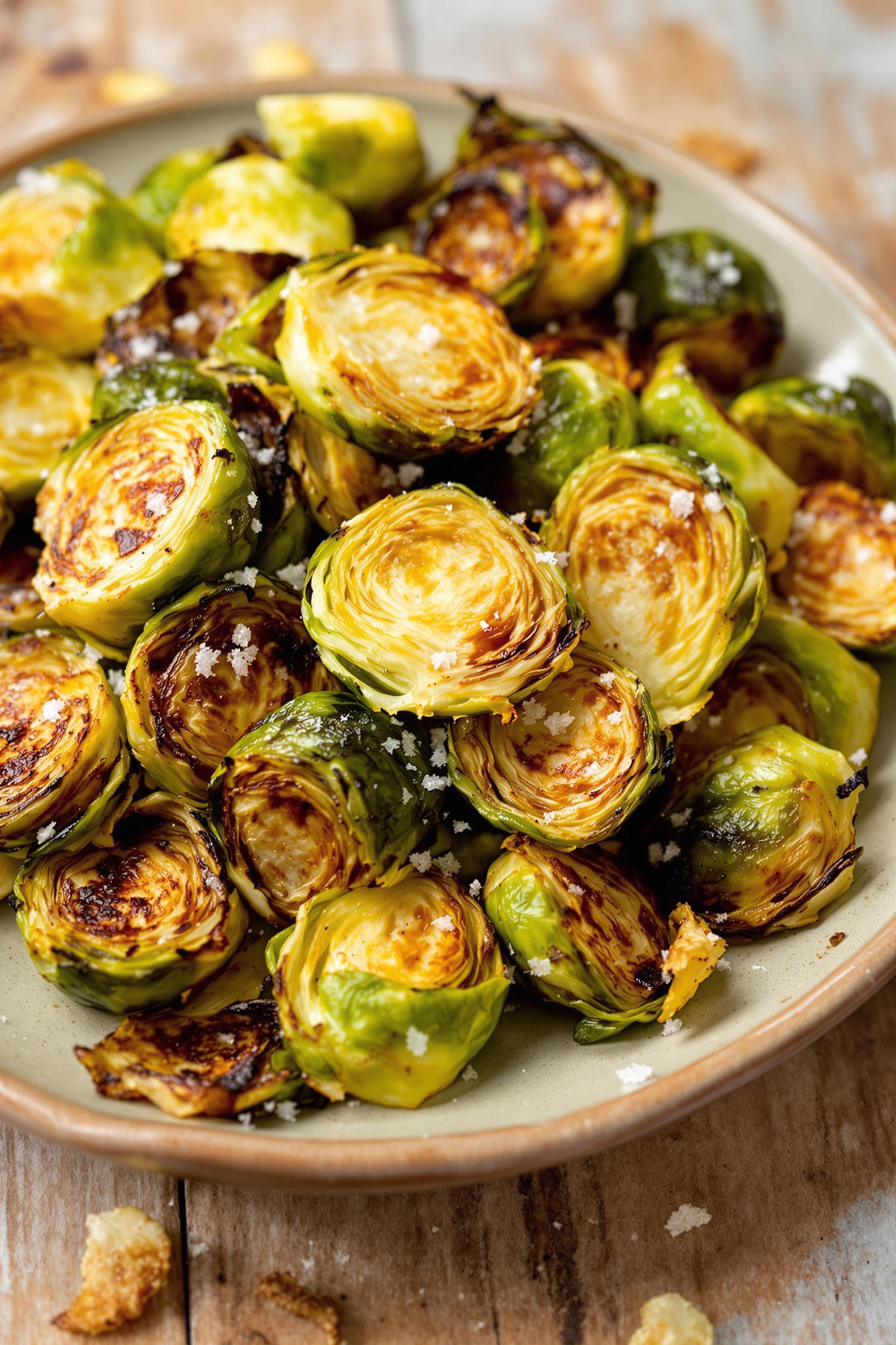 crispy roasted brussels sprouts