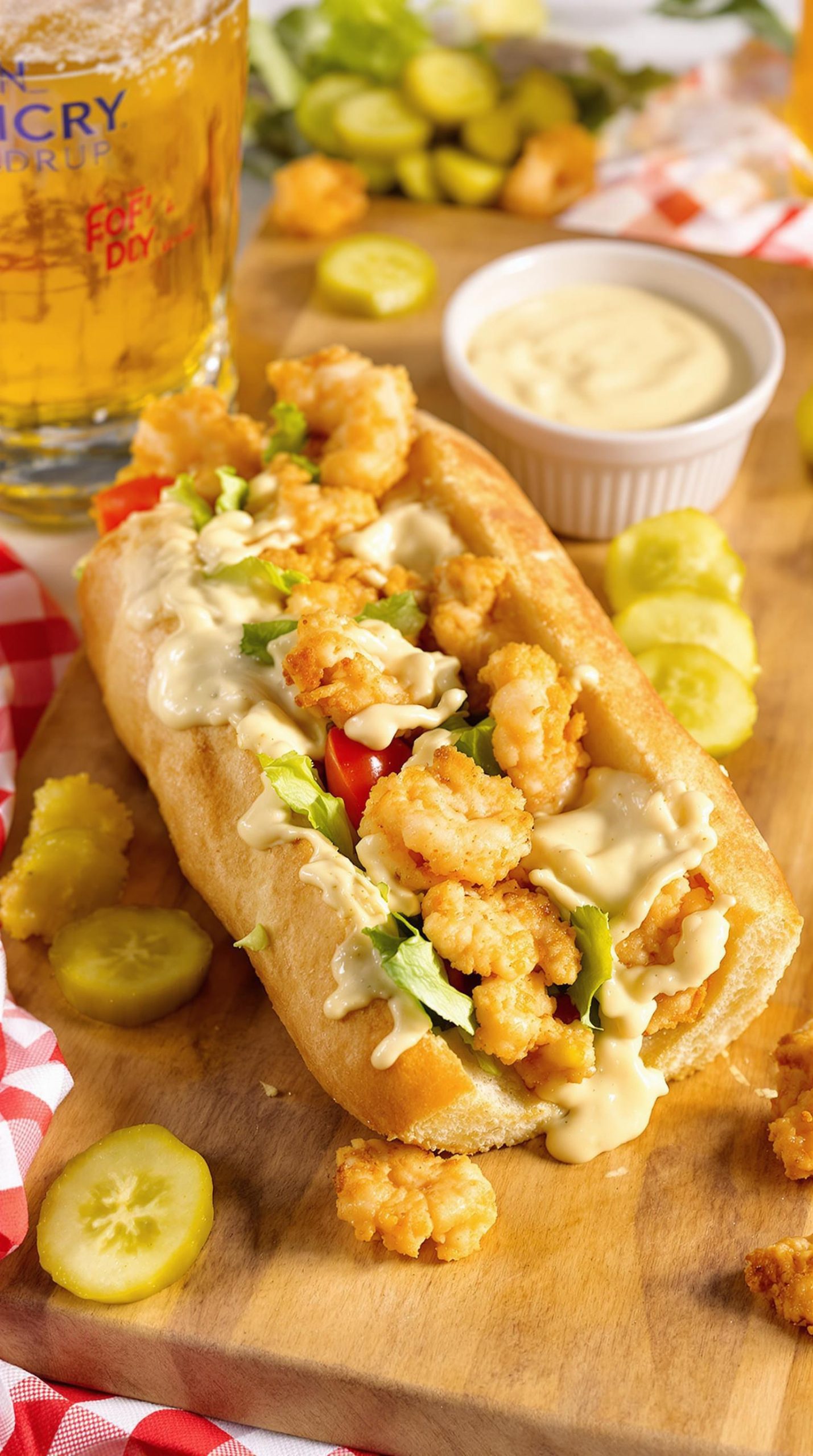 crispy shrimp sandwich recipe