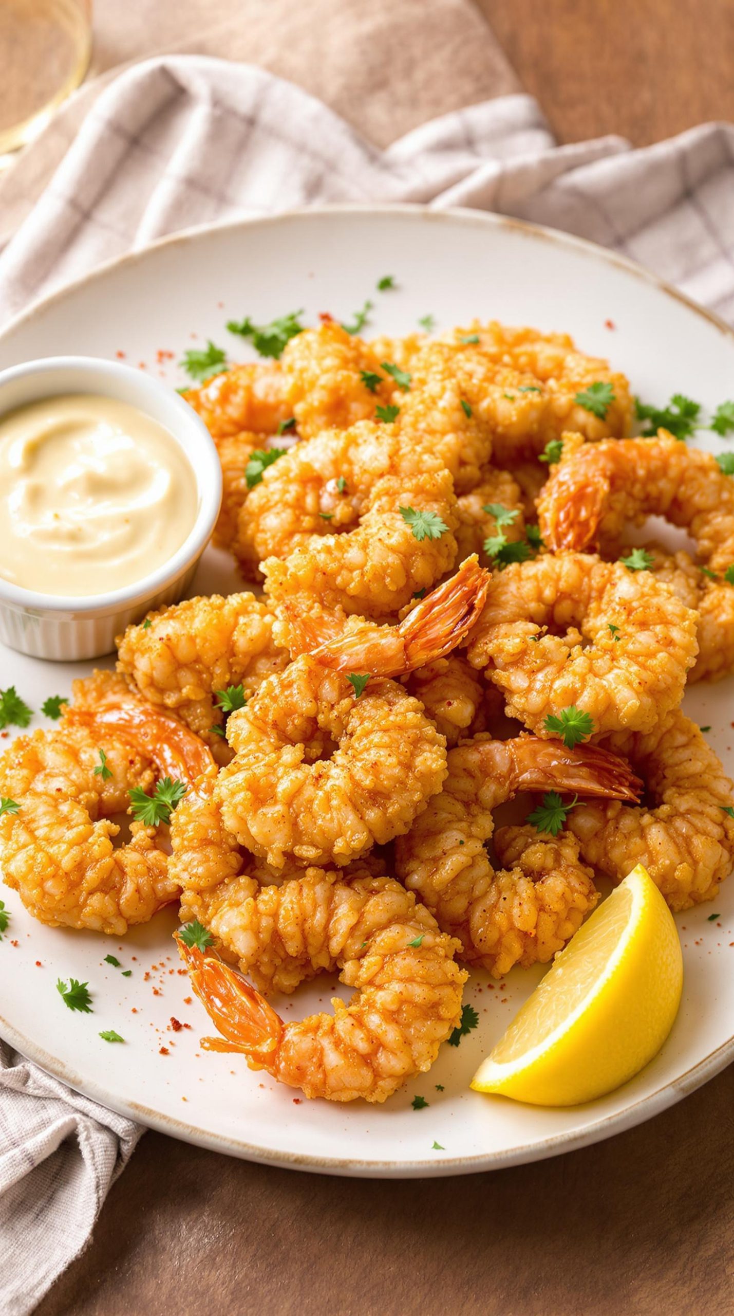 crispy southern buttermilk shrimp