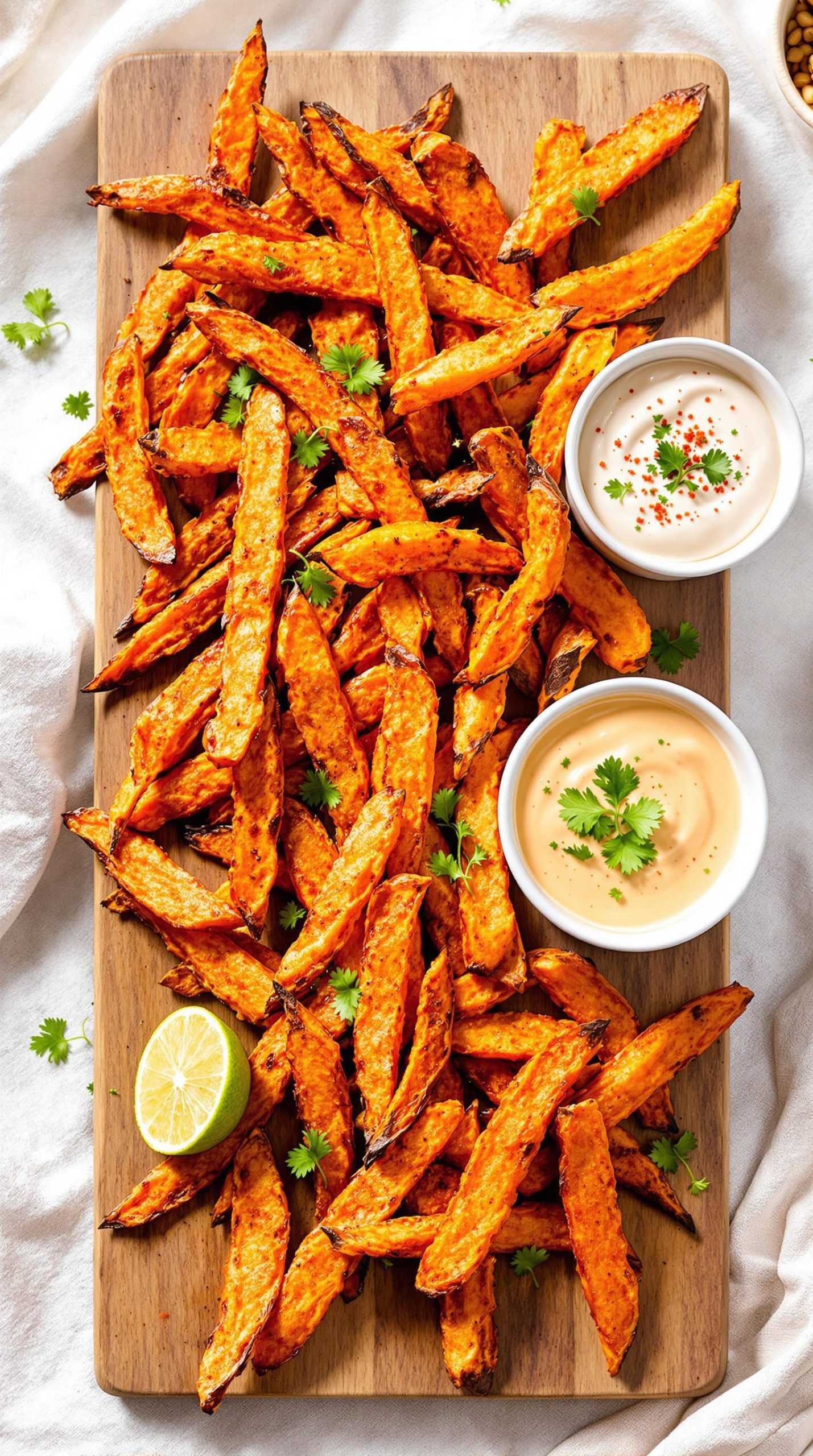 crispy taco flavored sweet potato fries