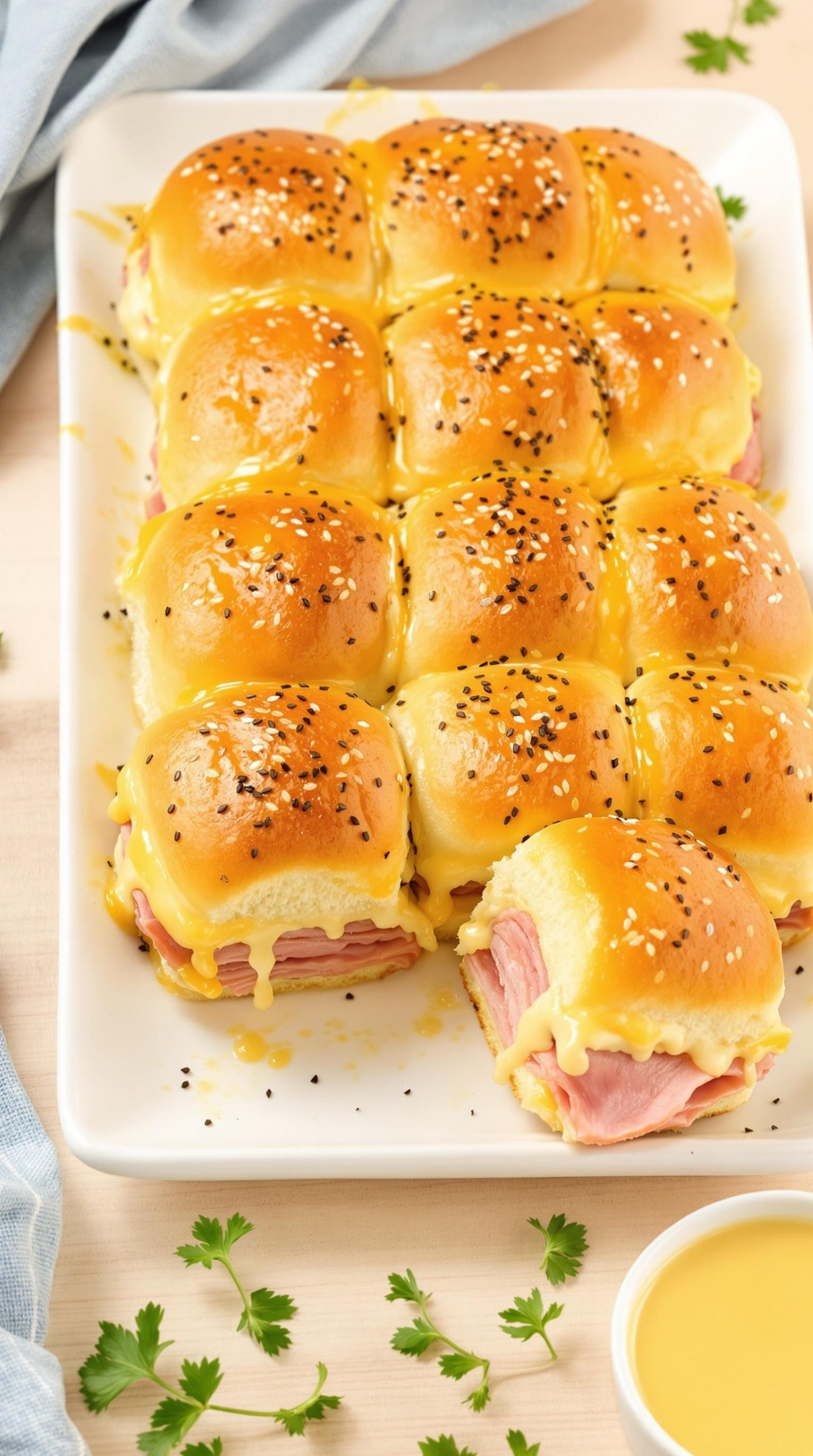crowd pleasing ham sliders