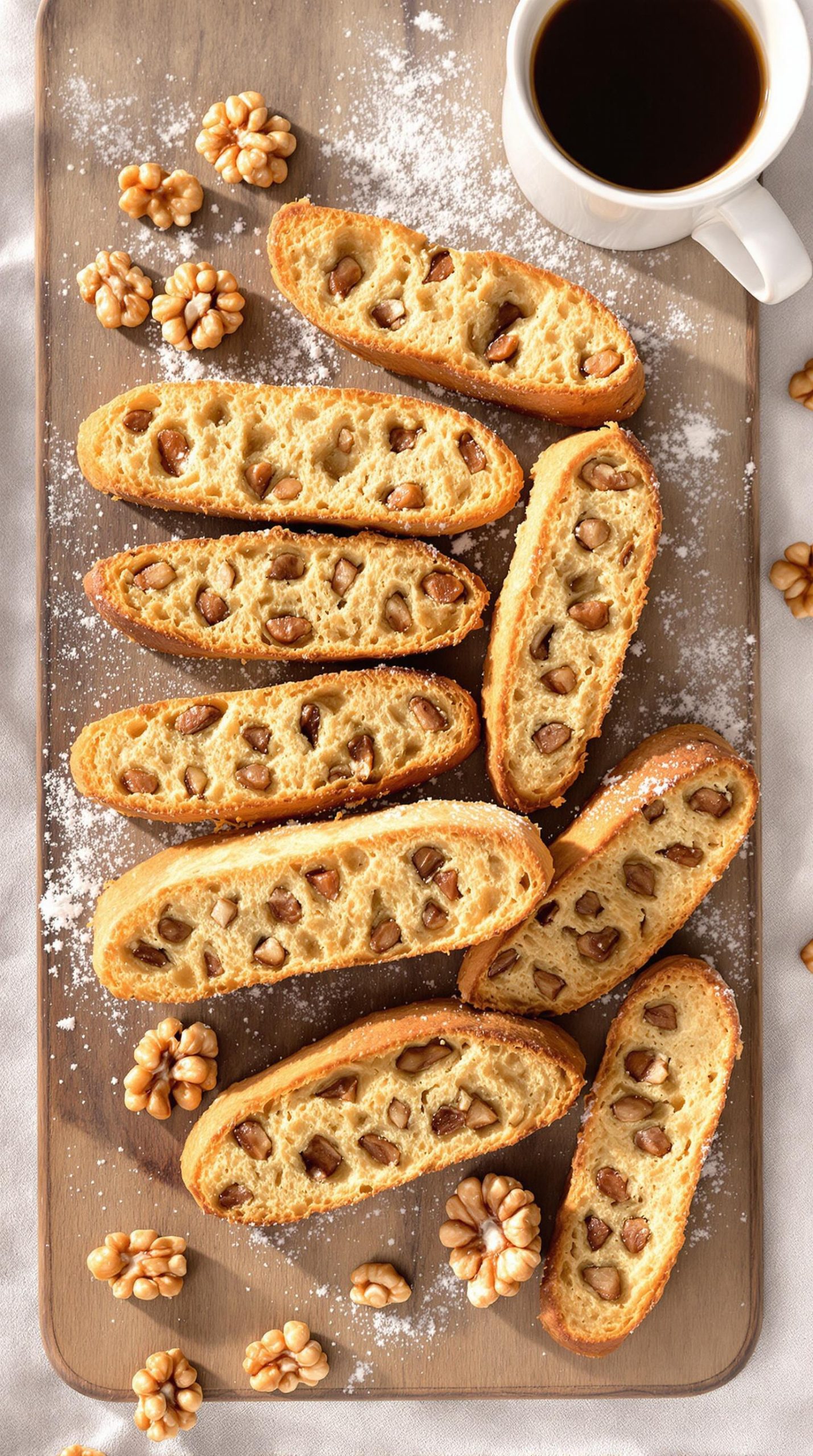 crunchy walnut biscotti recipe