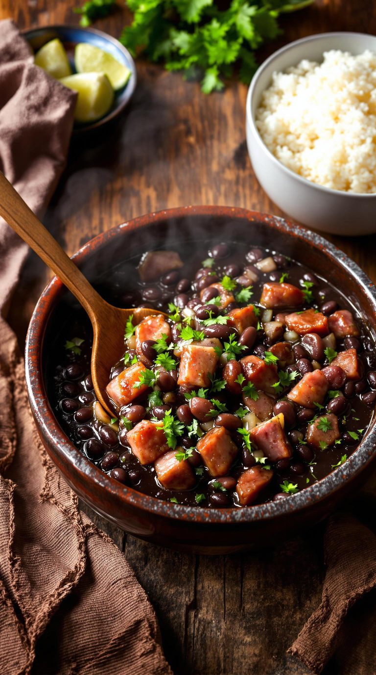 cuban ham and black beans