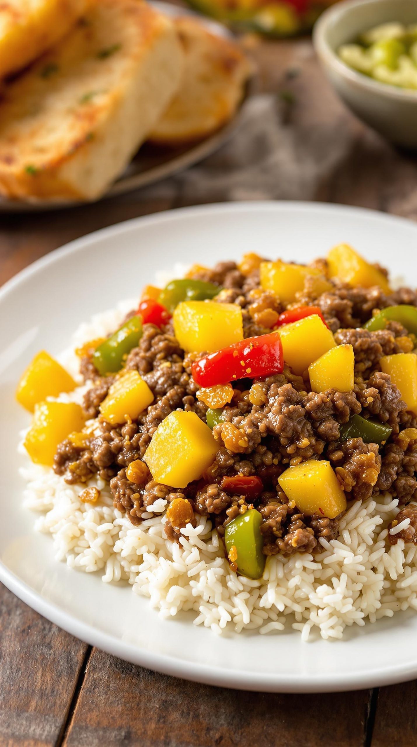 cuban picadillo with pineapple
