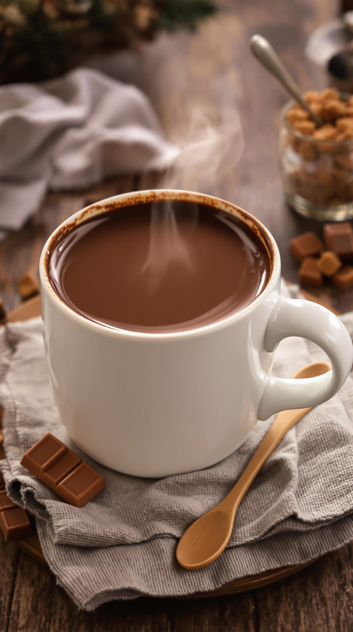 decadent creamy cocoa drink