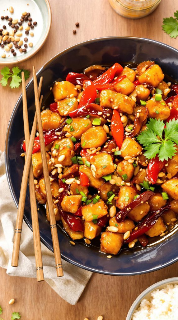 delicious chinese chicken dish
