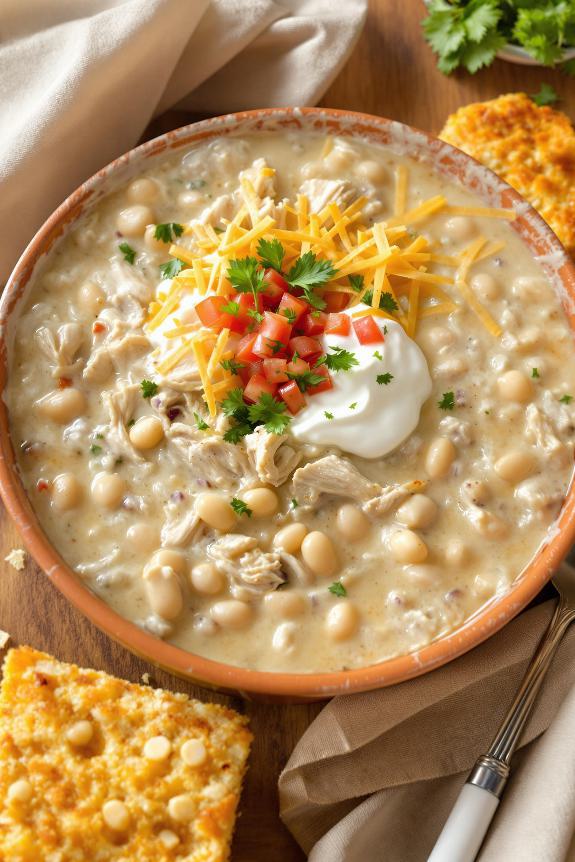 delicious creamy chicken chili