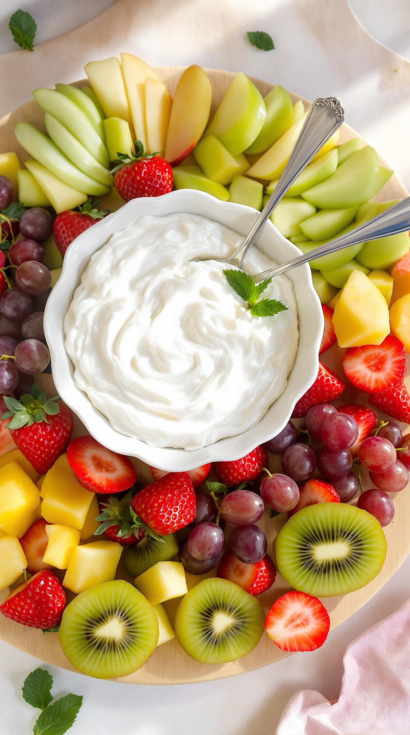 delicious creamy fruit dip
