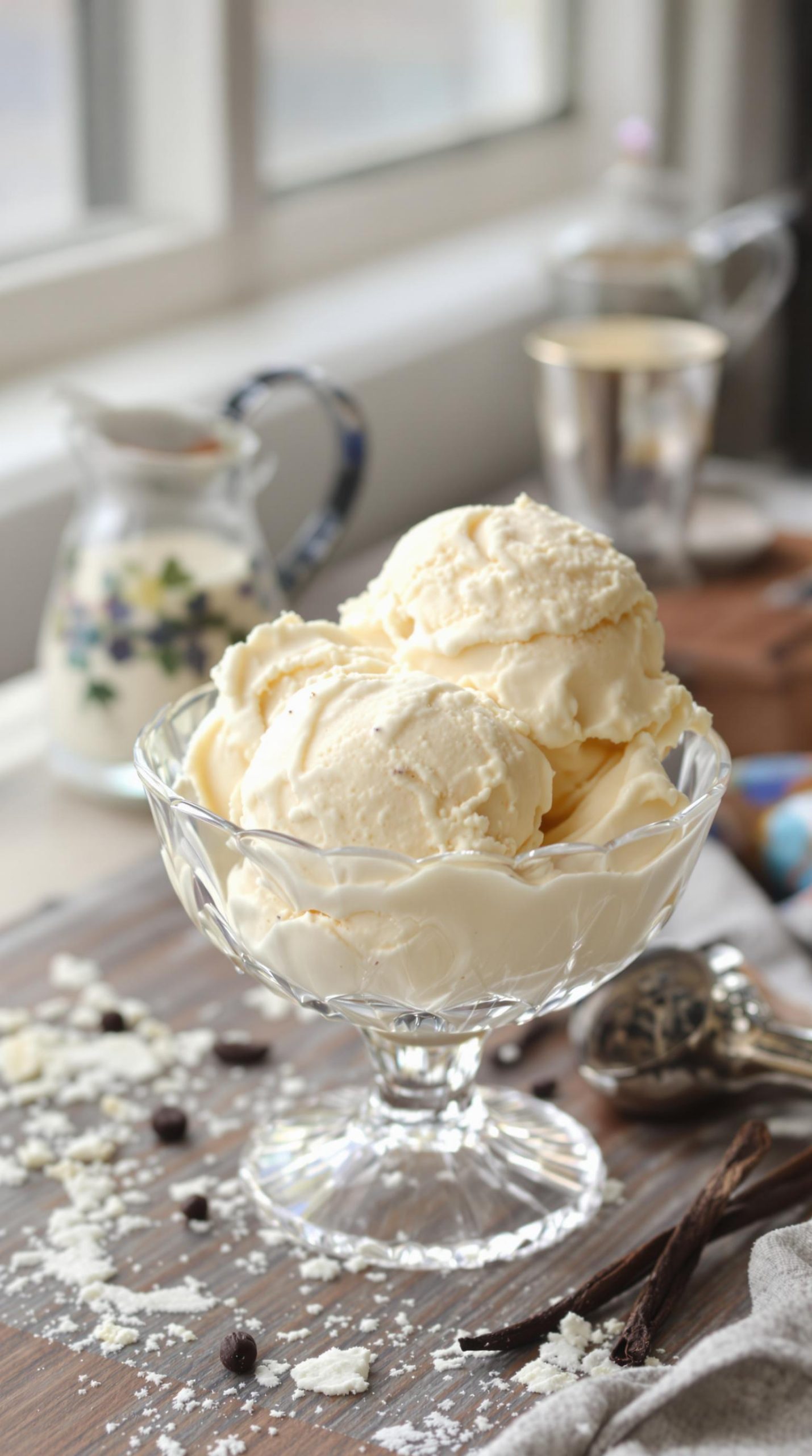 delicious creamy ice cream