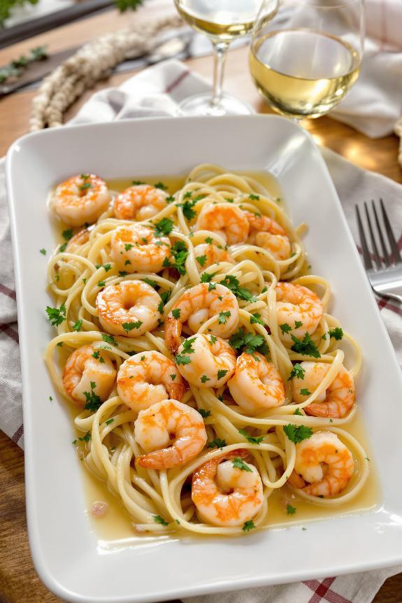 delicious garlic butter shrimp