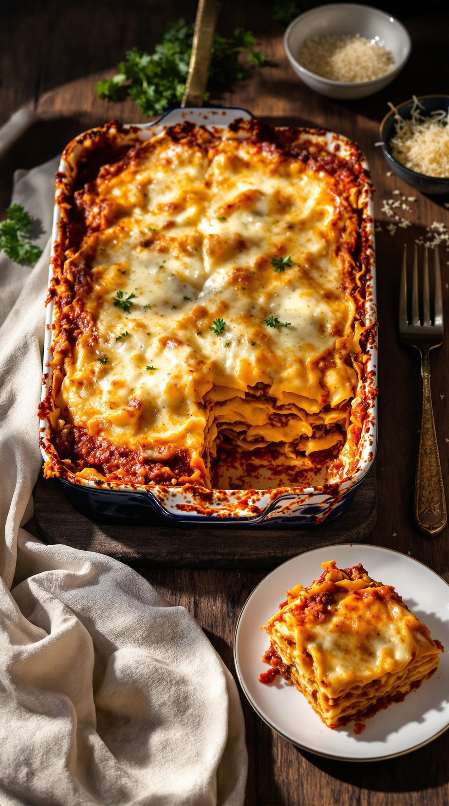 delicious layered pasta dish