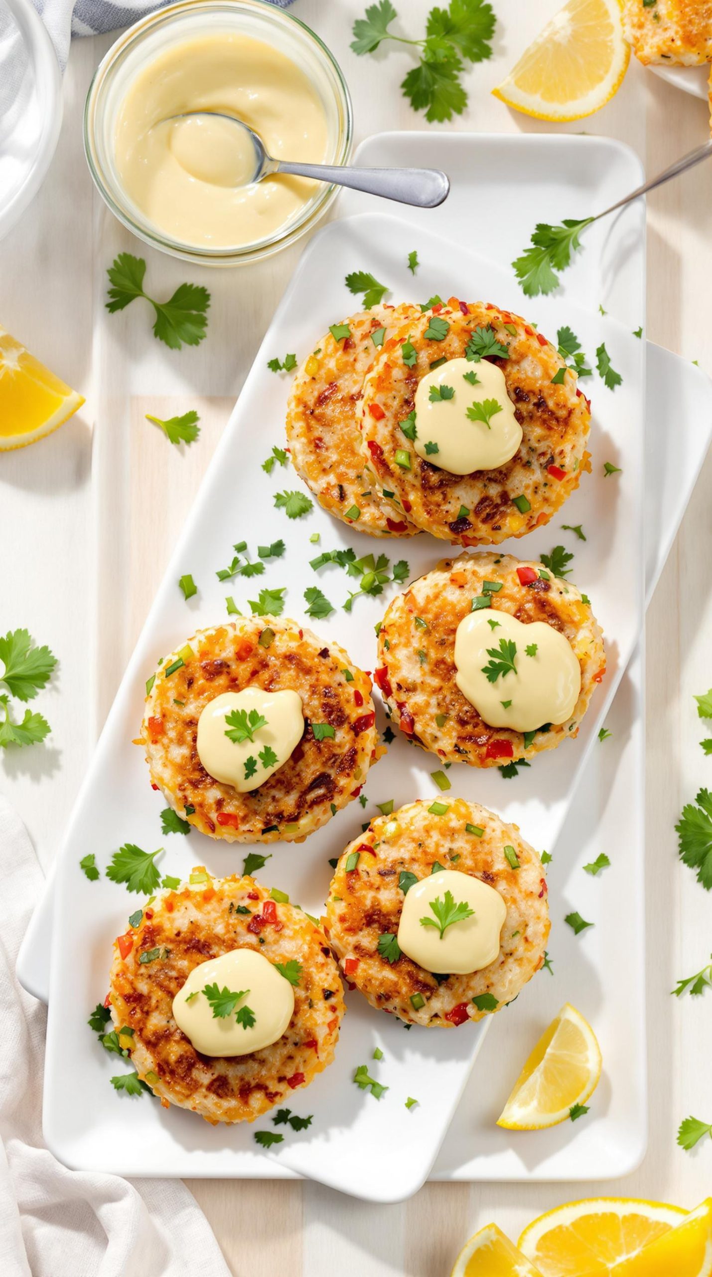 delicious mini salmon cakes