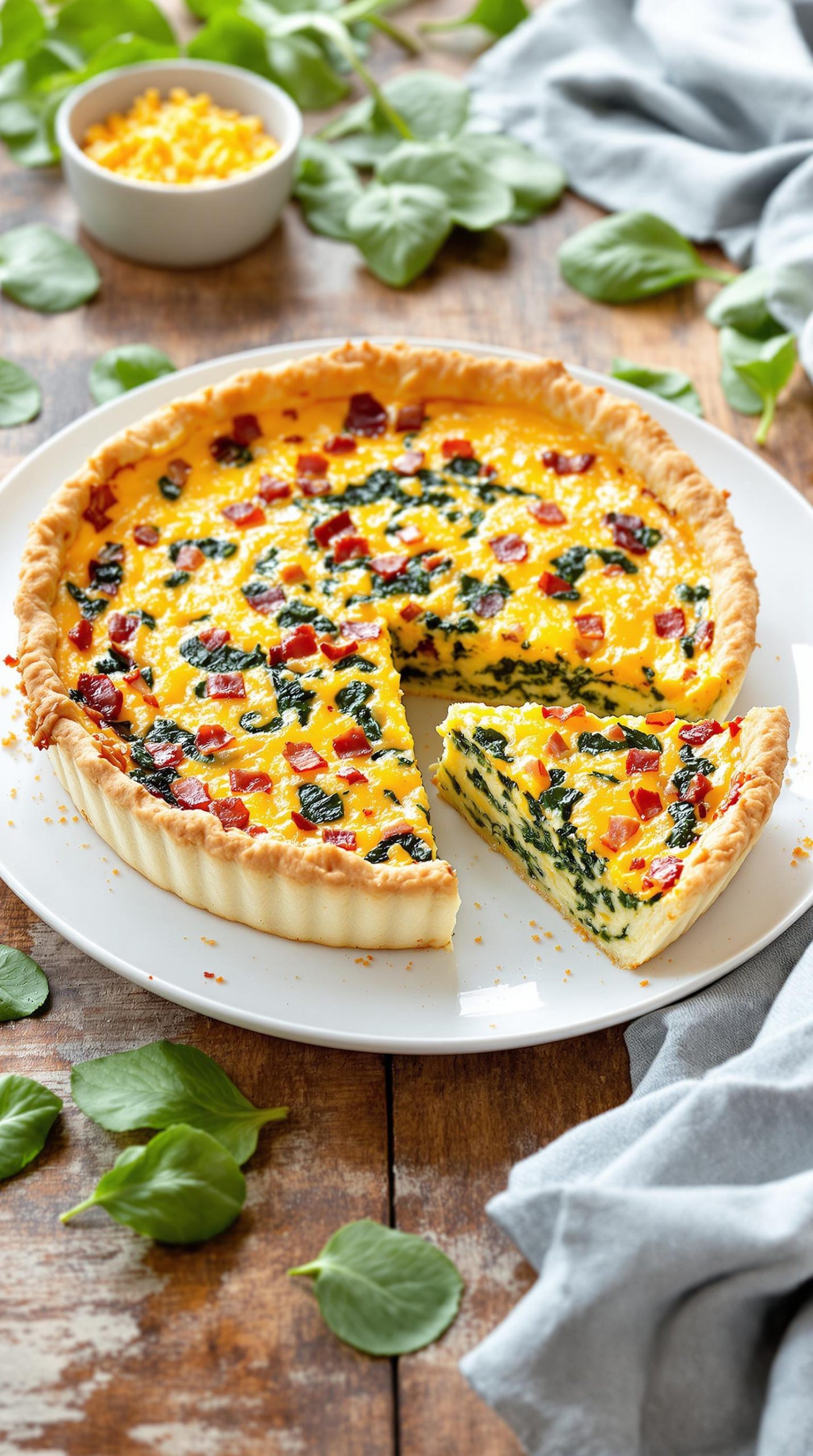delicious spinach quiche recipe