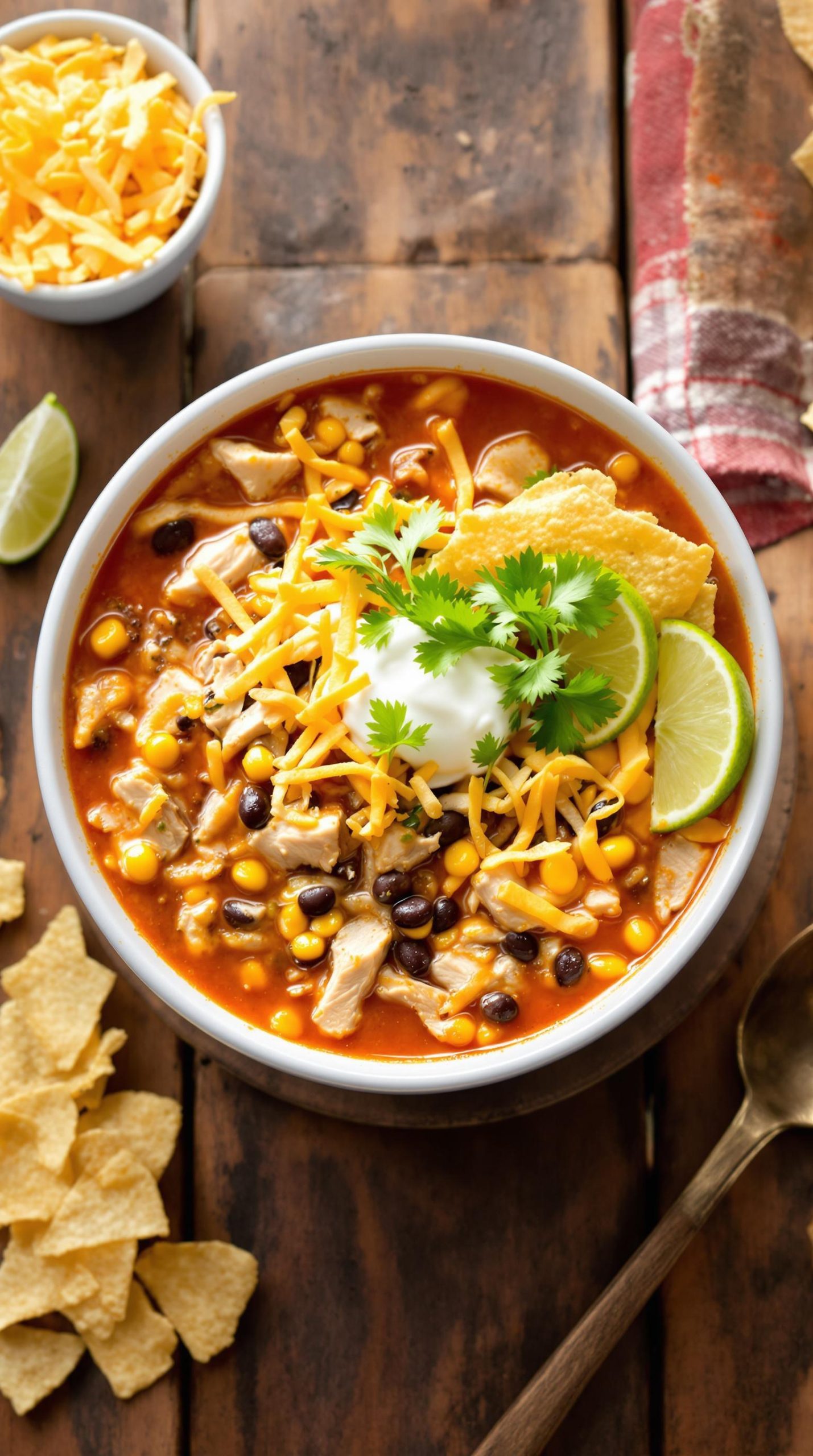 delicious tortilla soup recipe