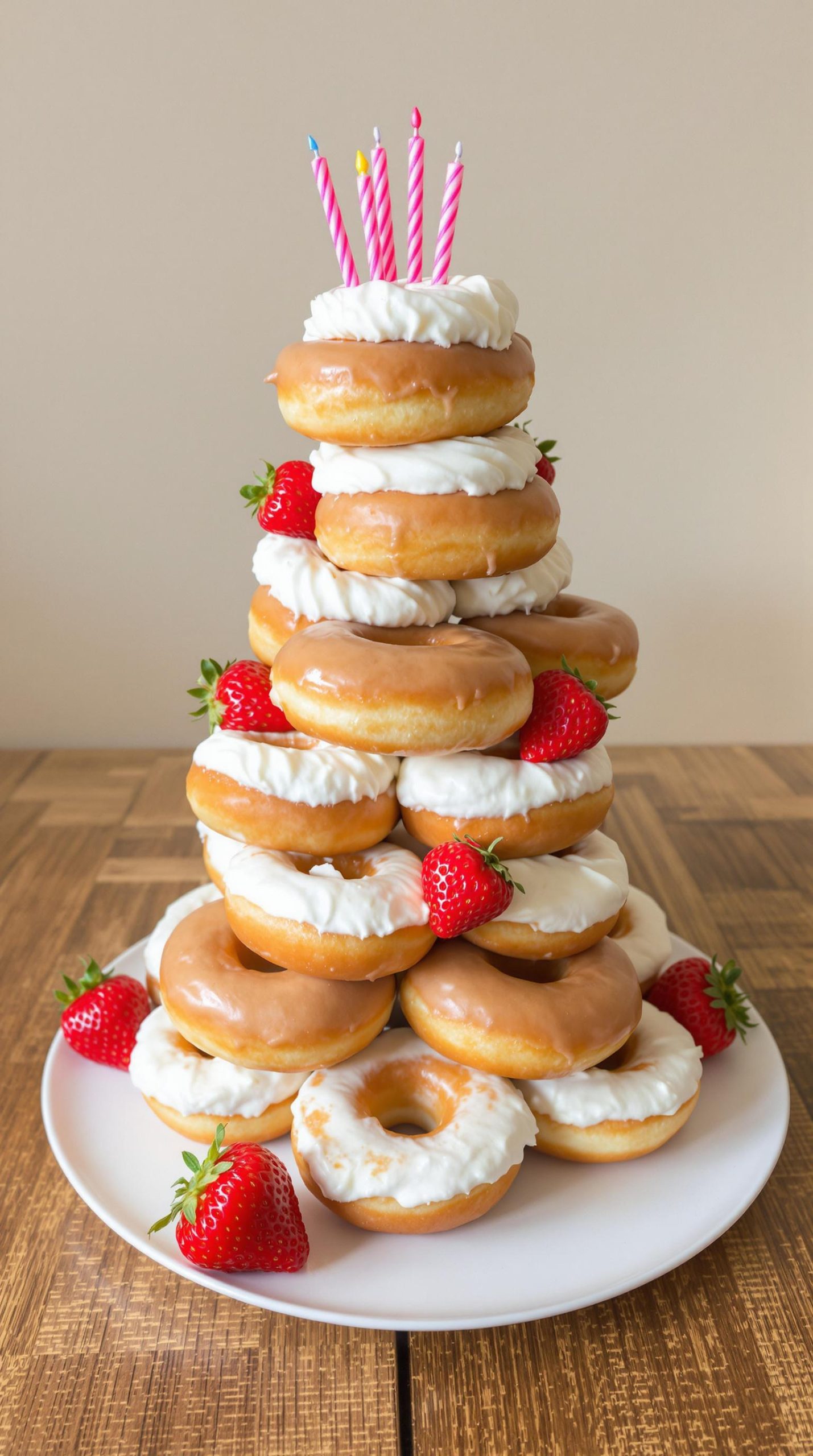 donut themed birthday cake recipe