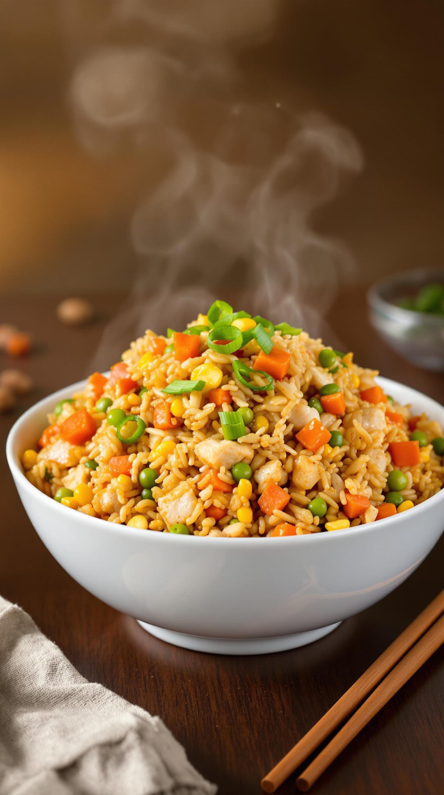 easy homemade chicken fried rice
