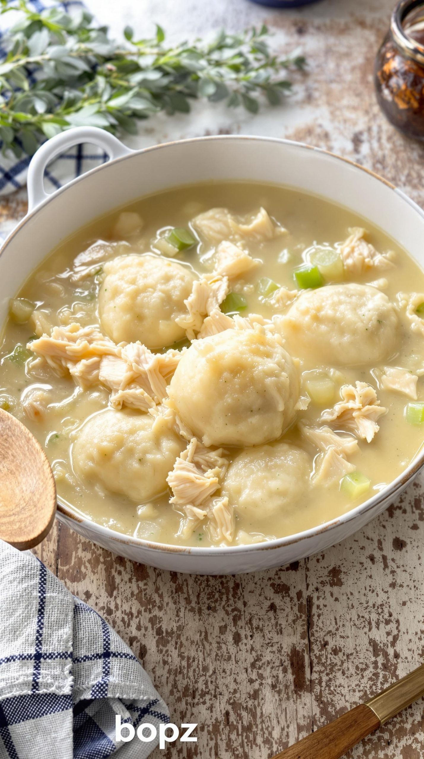 flavorful chicken and dumplings
