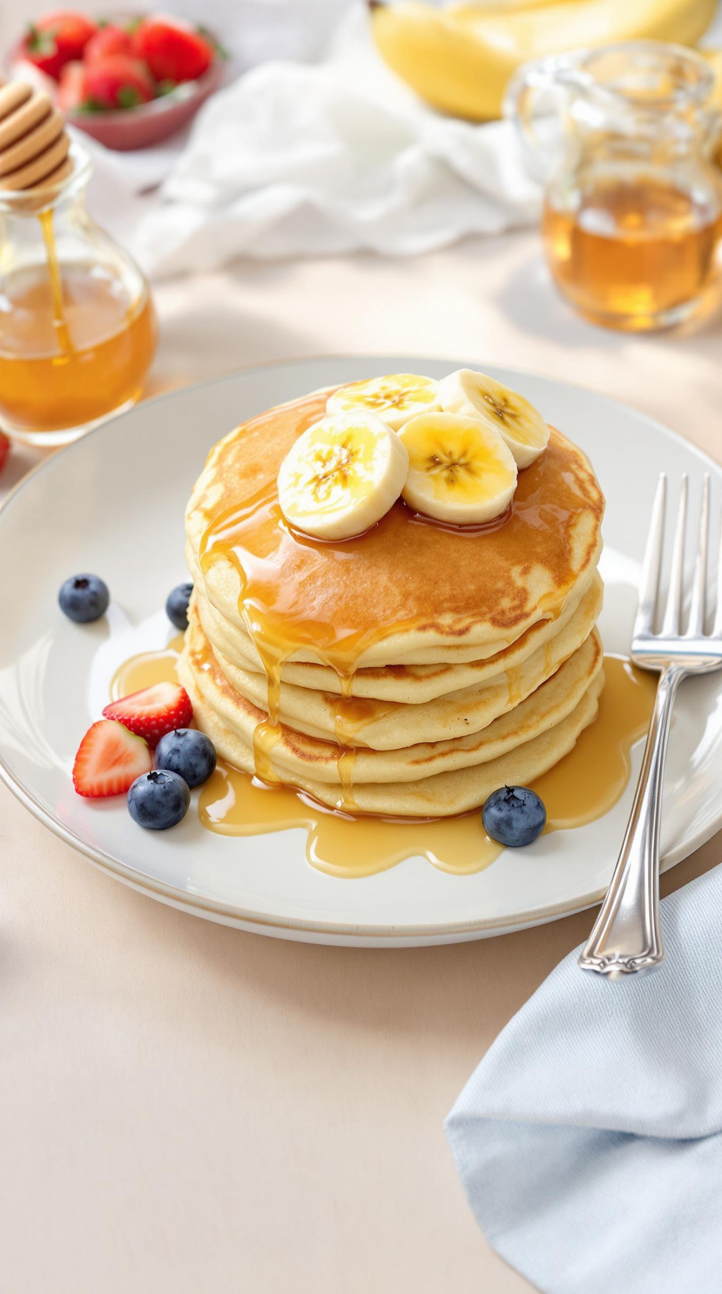 fluffy banana pancake recipe