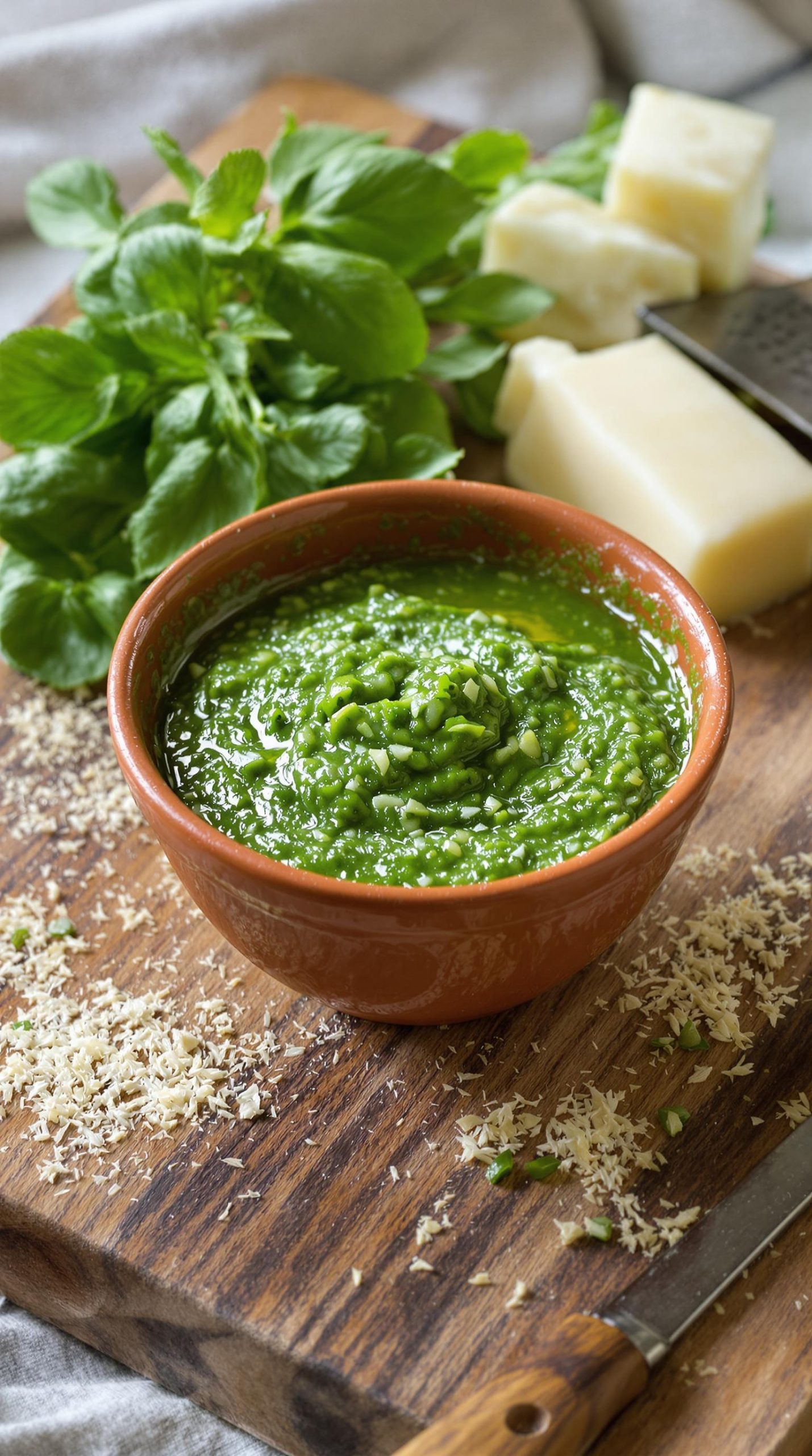 fresh basil garlic sauce