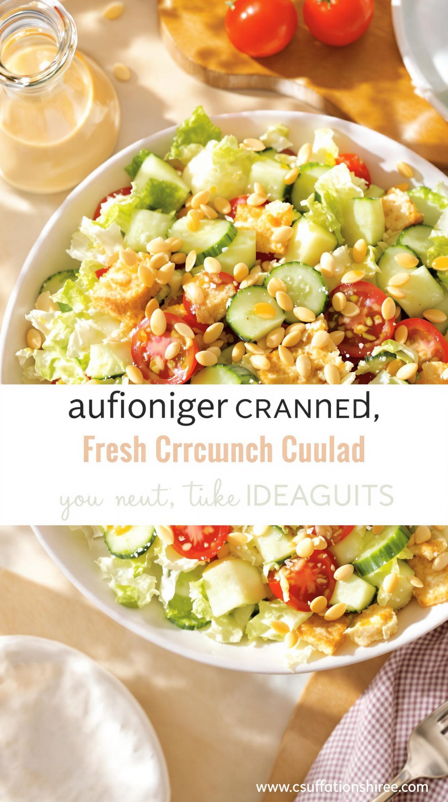 fresh garden crunch salad