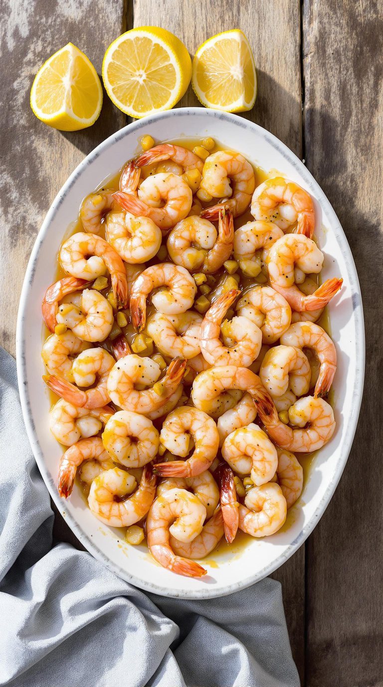 garlic shrimp mediterranean dish