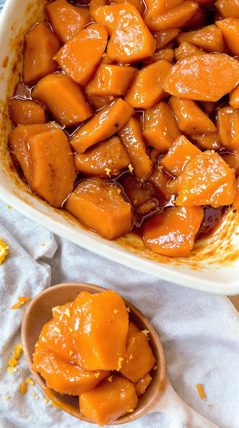 glazed orange candied yams