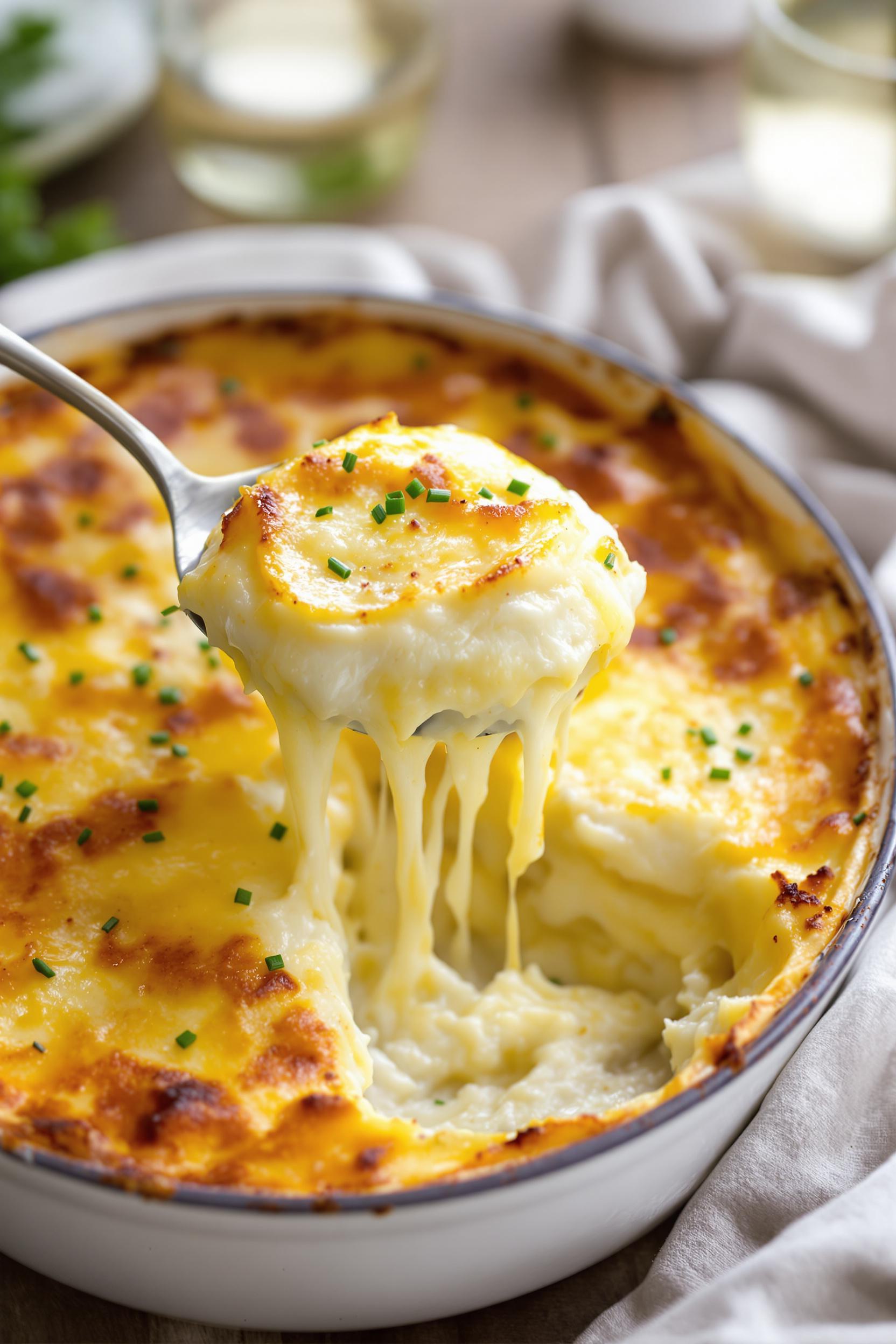 goat cheese scalloped potatoes recipe