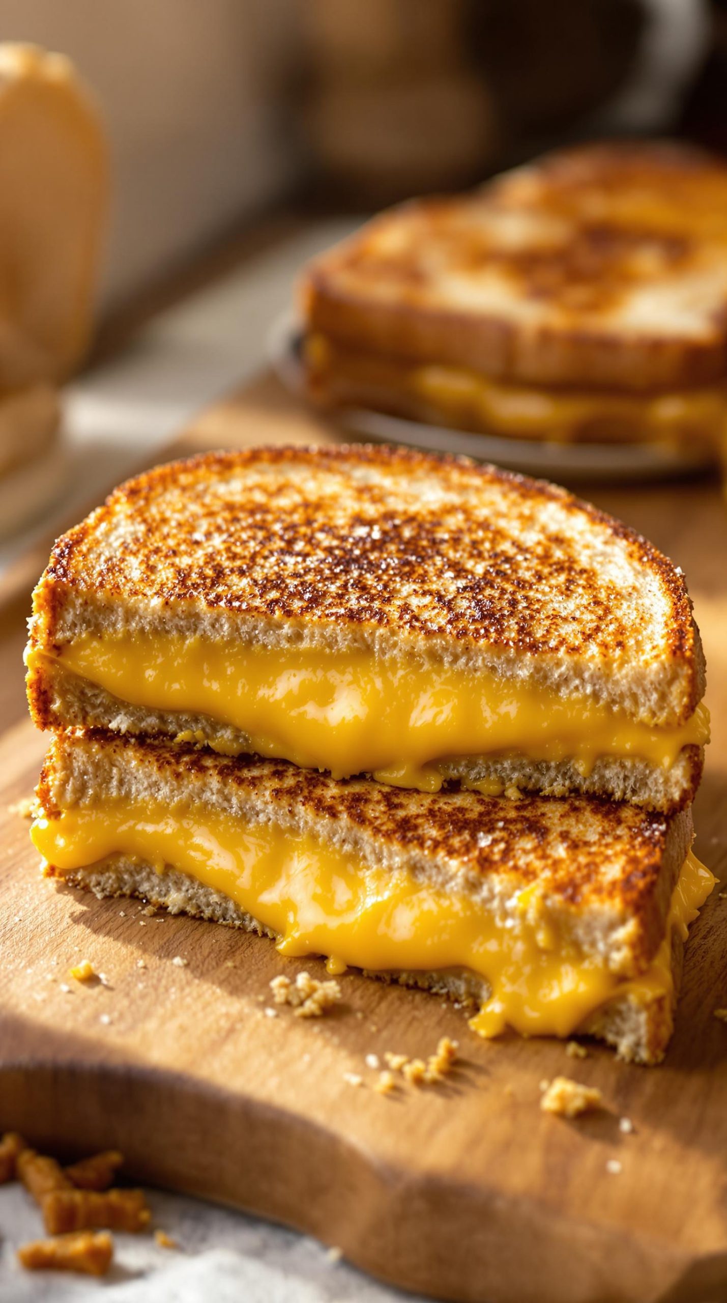 golden grilled cheese perfection
