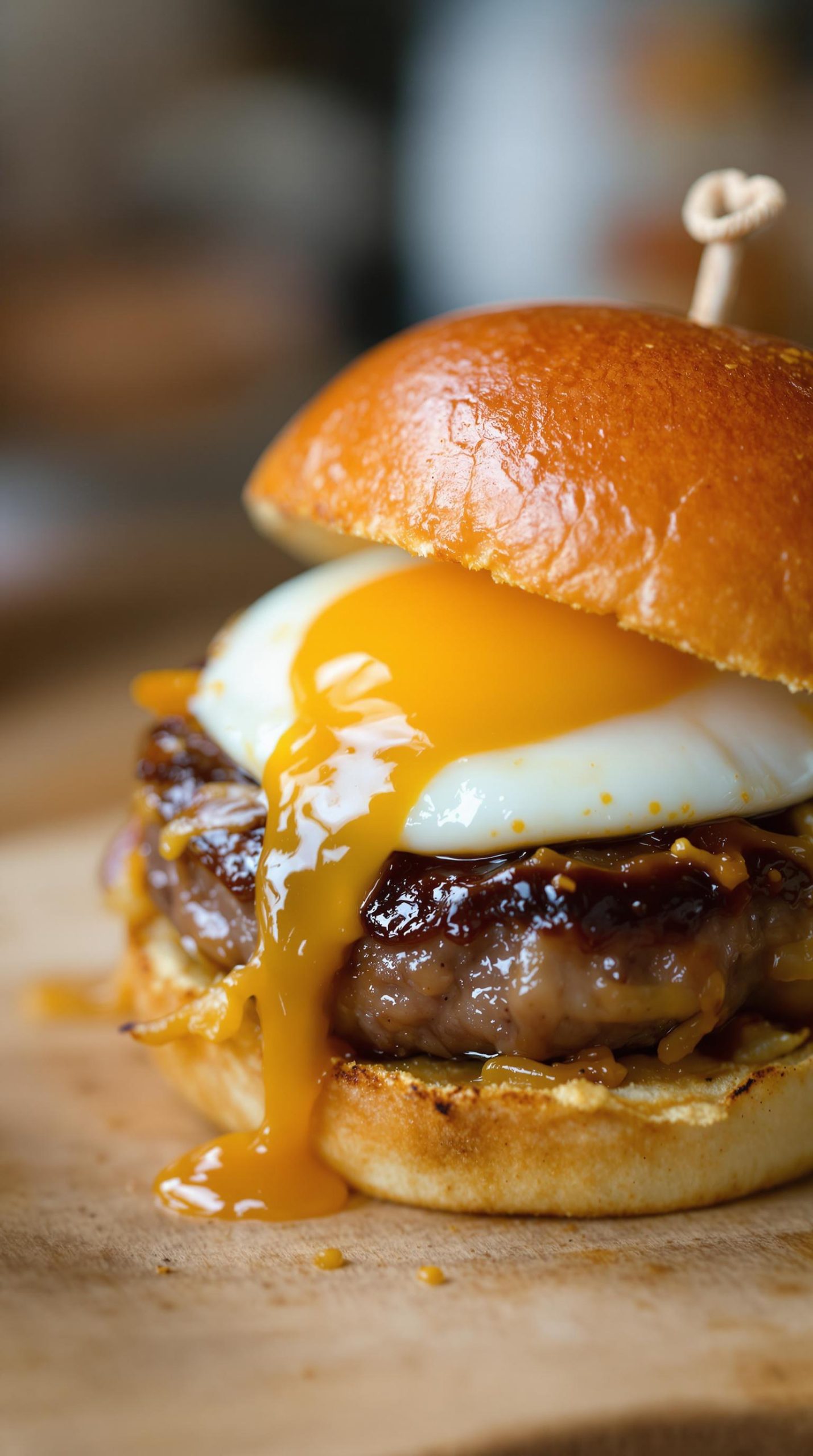 gourmet quail egg sliders