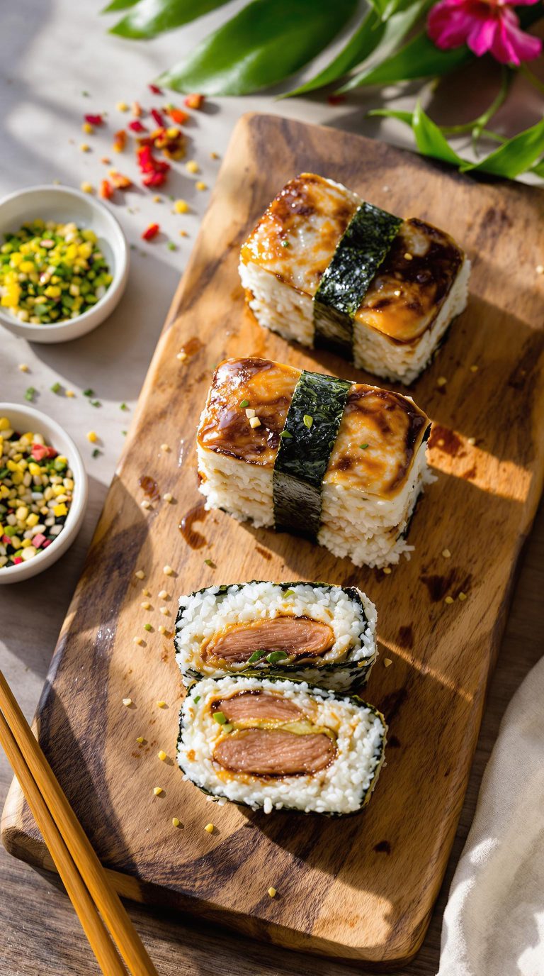 hawaiian sushi rice treat