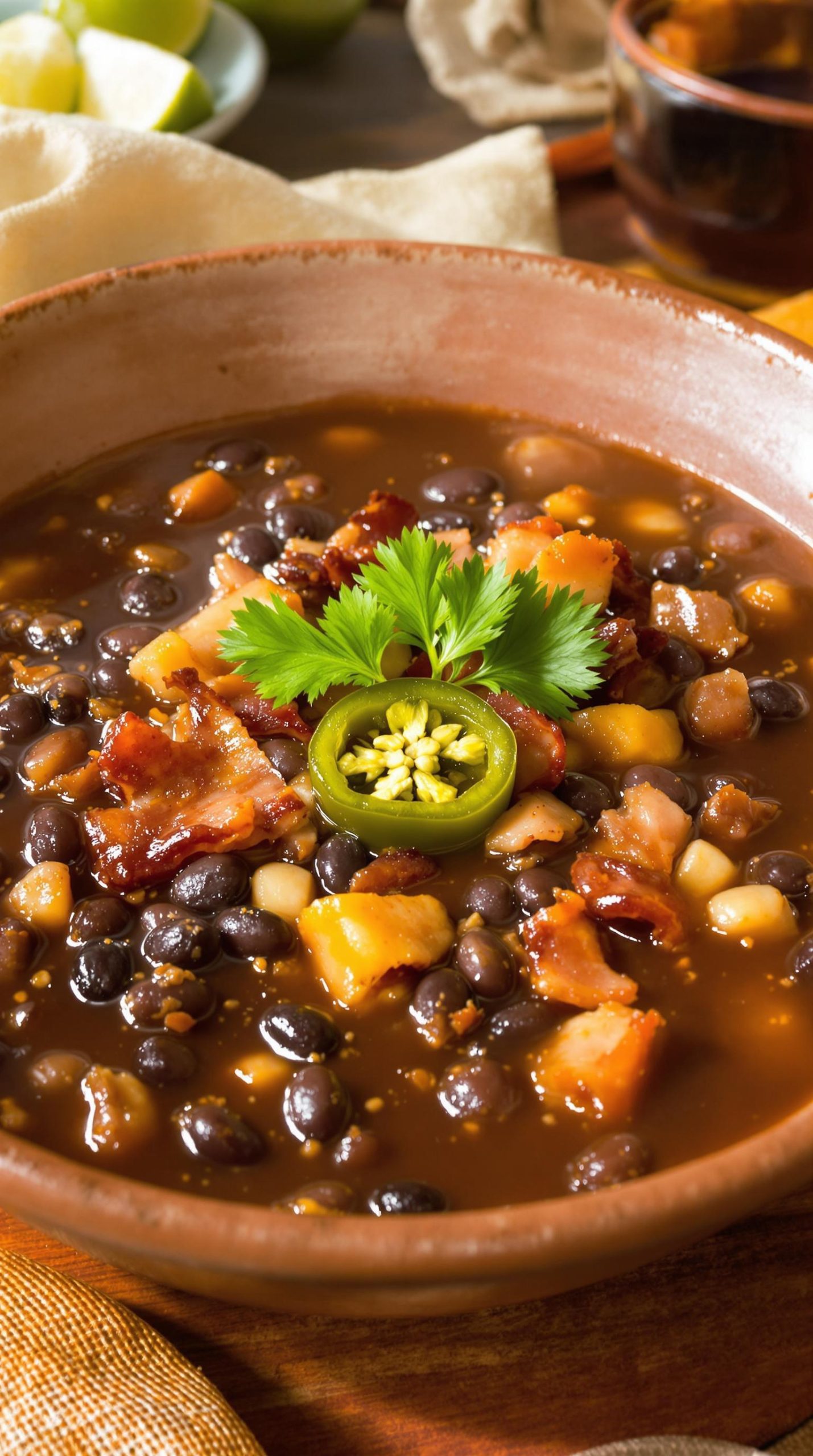 hearty authentic mexican beans
