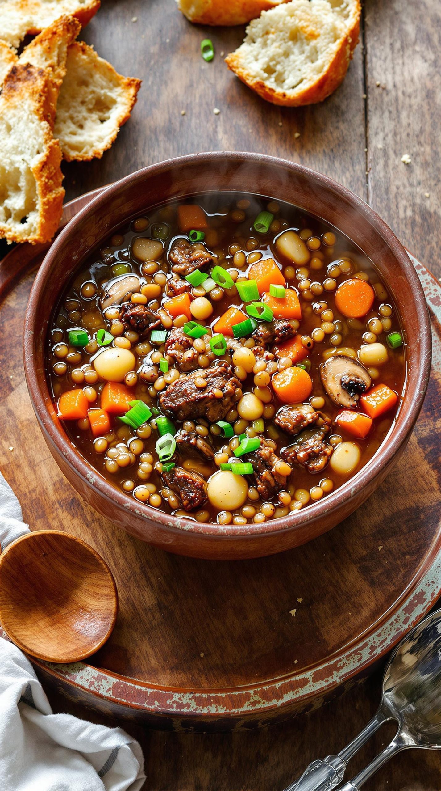 hearty beef barley soup