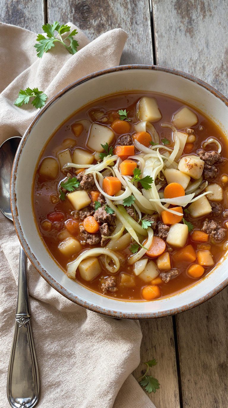 hearty beef vegetable soup